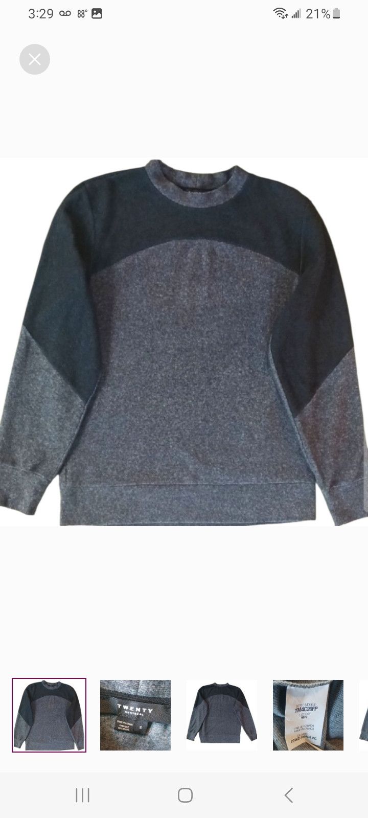 Other Twenty Montreal Sweater Size US M / EU 48-50 / 2 - 1 Thumbnail