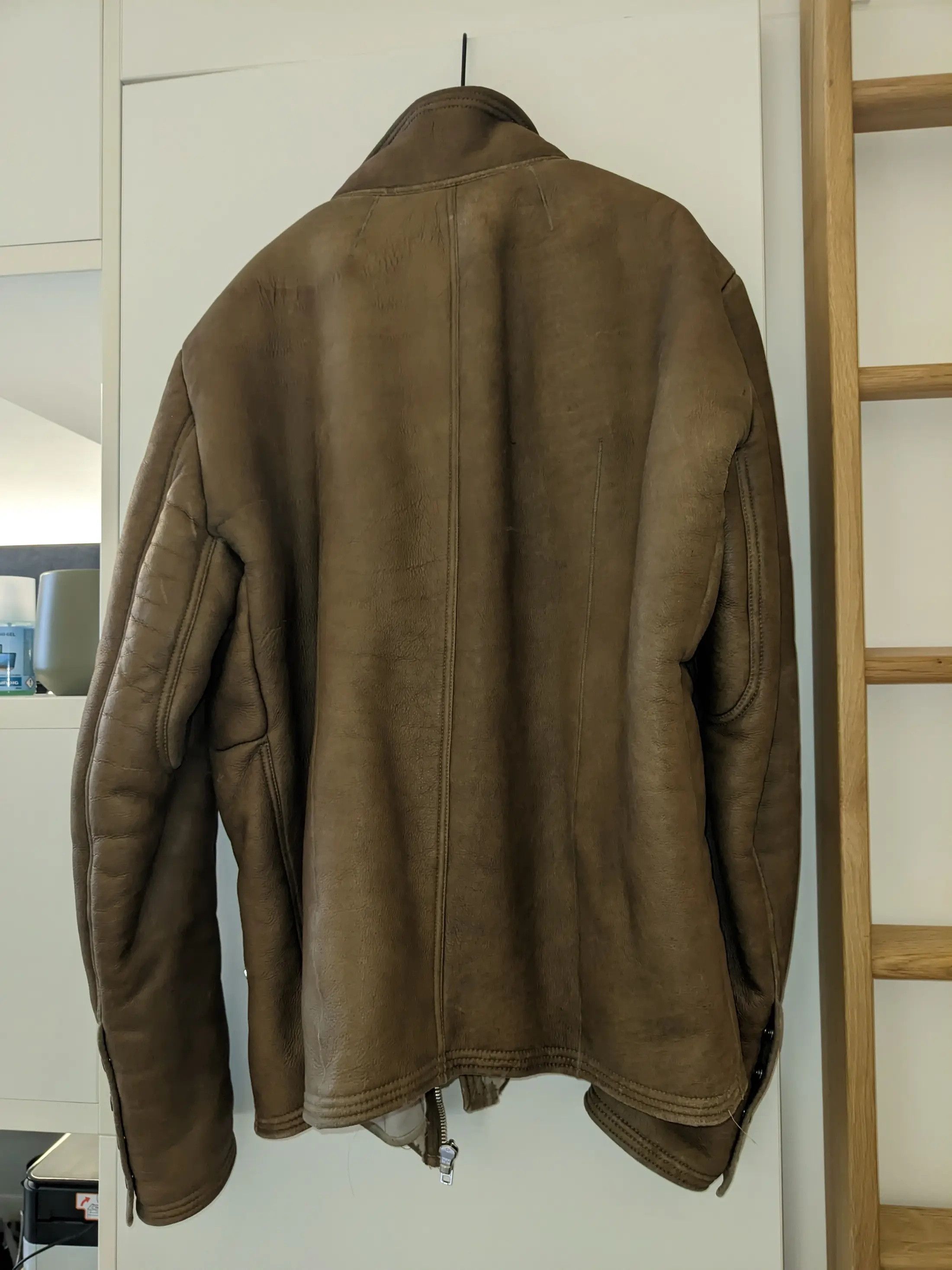 Rick Owens Rick Owens FW15 Sphinx Shearling Bauhaus Jacket Size 56 Size US XL / EU 56 / 4 - 3 Thumbnail