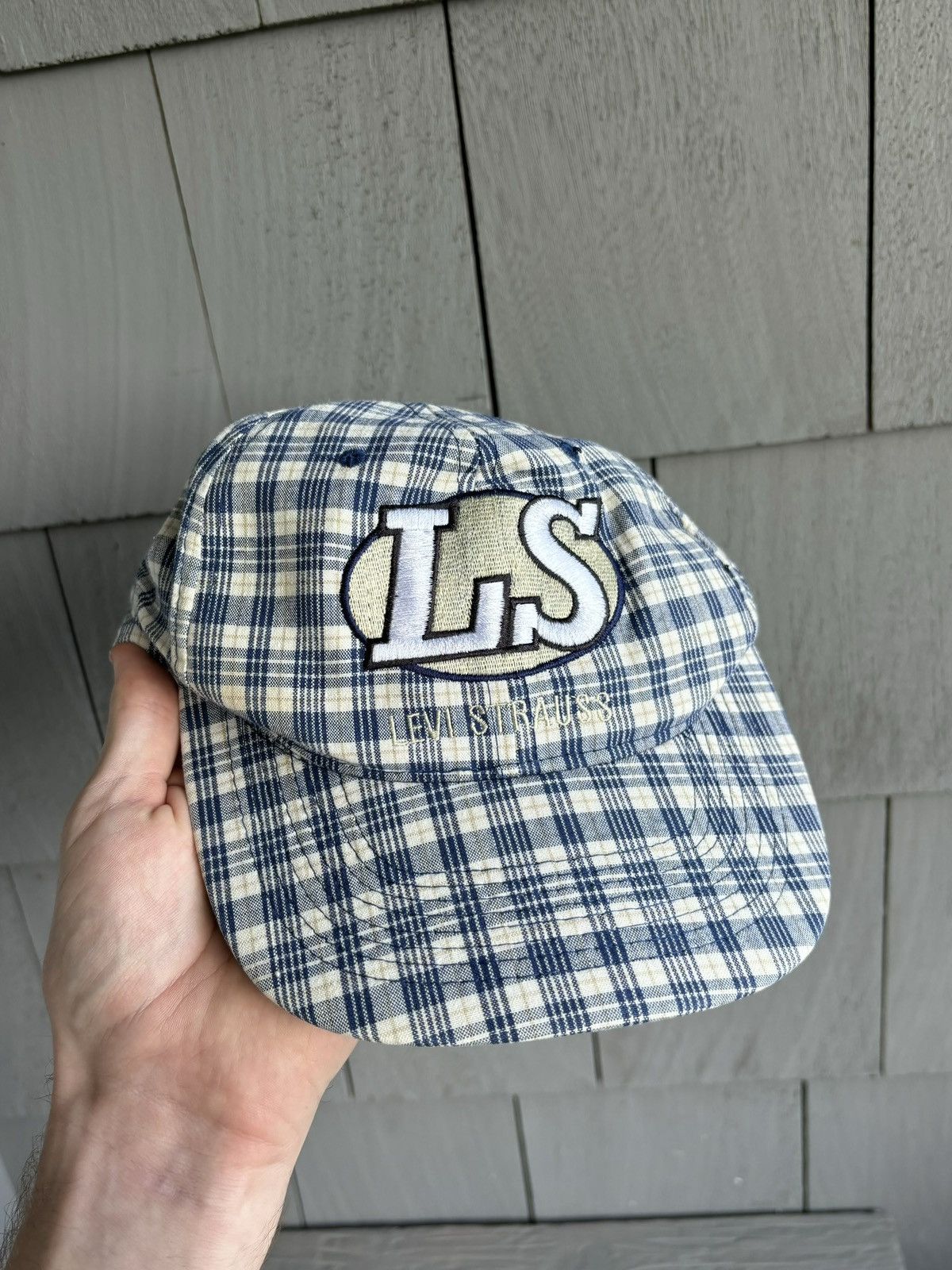 Levi's 1990s Levi's Cap 90s Vintage Plaid Baseball Hat Snapback Size ONE SIZE - 16 Thumbnail