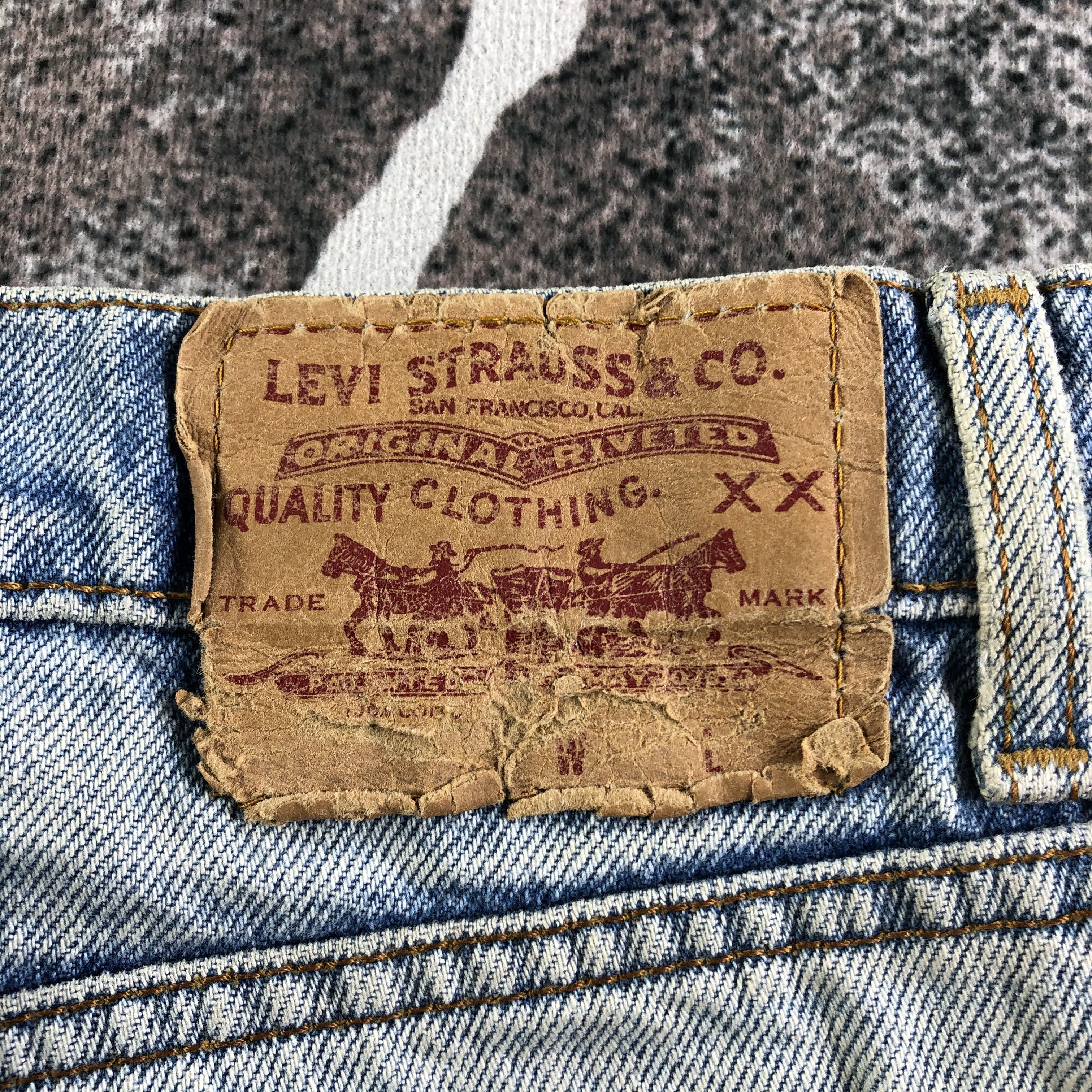 Levi's Vintage Levis 505 Jeans Rusty Blue Denim KJ2484 Size US 29 - 5 Thumbnail