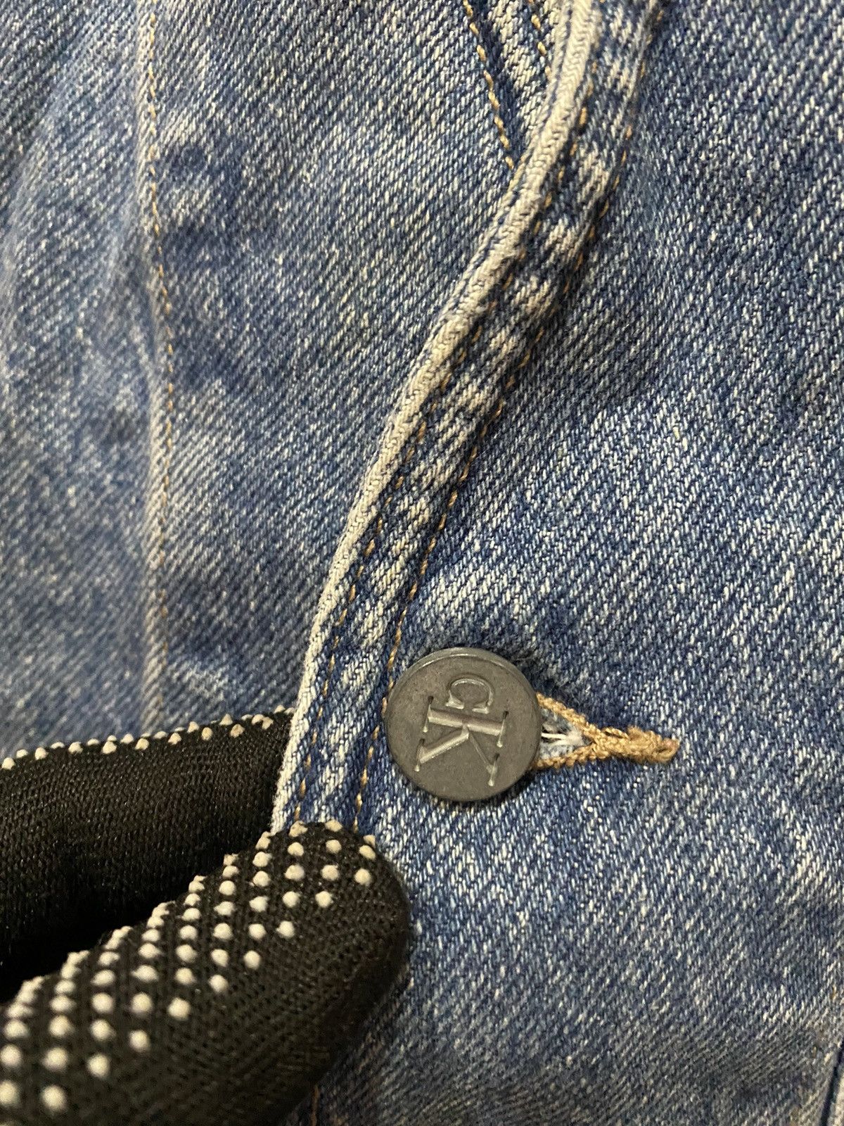 Calvin Klein Calvin Klein Denim Vest – Classic Vintage CK Jean Style Size US M / EU 48-50 / 2 - 7 Thumbnail