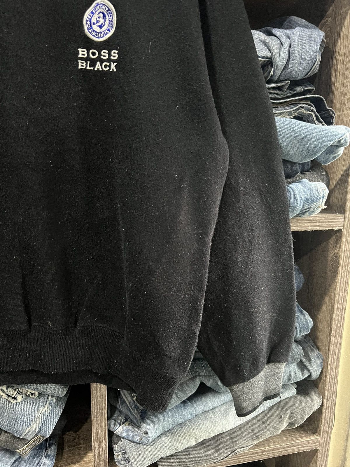 Japanese Brand 🔥Suntory Coffee Boss Black Sweatshirt Size US L / EU 52-54 / 3 - 7 Thumbnail