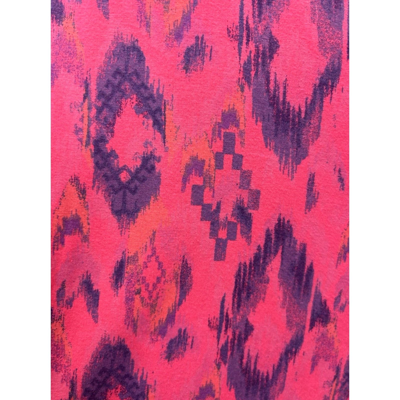 Pinko Fresh Produce Ikat Print Dress Women’s S Pink Fit & Flare Aztec Made USA Dress Size S / US 4 / IT 40 - 6 Thumbnail