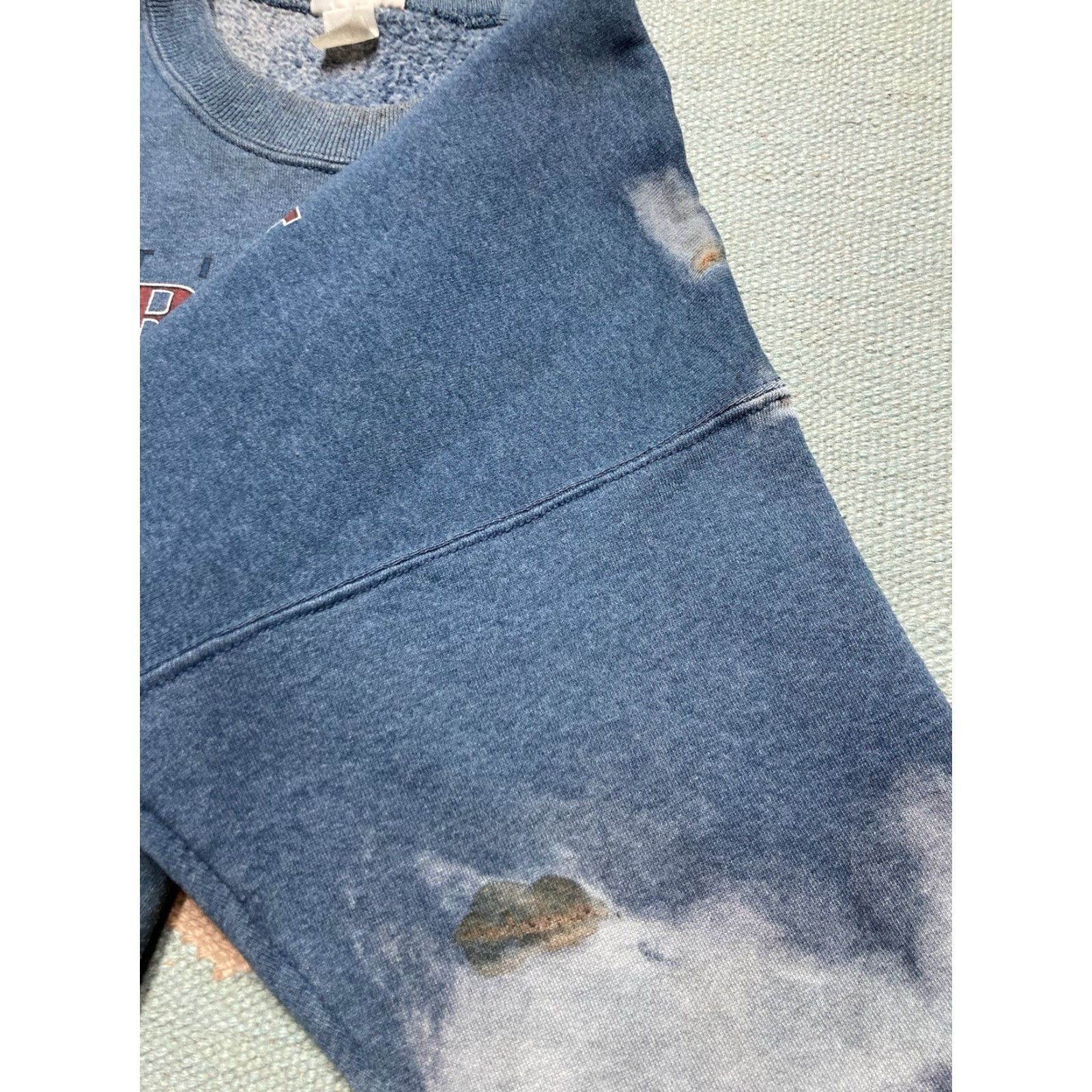 Vintage VINTAGE 90s Wolf National Sportsman Crewneck Sweatshirt Blue XL Men Pullover Grunge Theme 90s Size US XL / EU 56 / 4 - 4 Thumbnail