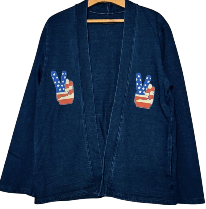 Kapital Kountry IDG High-density jersey fabric KAKASHI Cardigan Size US M / EU 48-50 / 2 - 1 Thumbnail