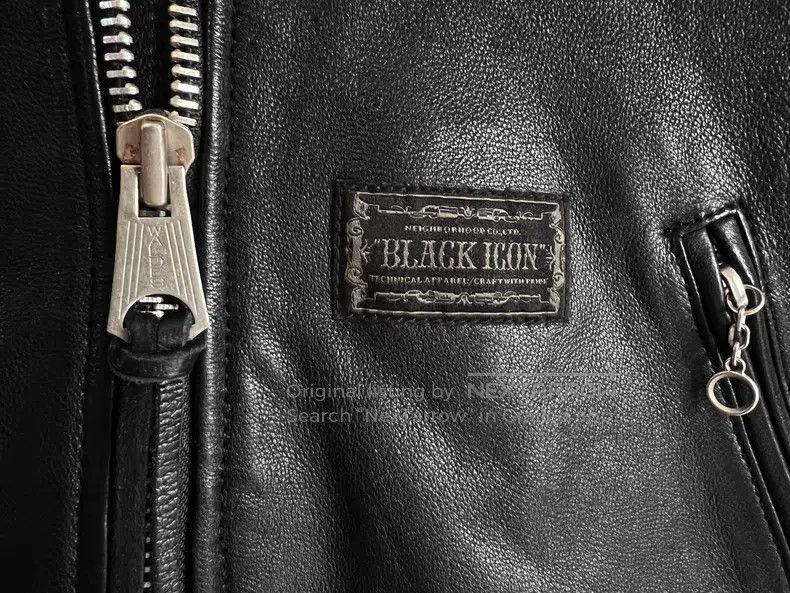 Neighborhood Neighborhood Classic black sheepskin leather jacket, size Size US M / EU 48-50 / 2 - 3 Thumbnail