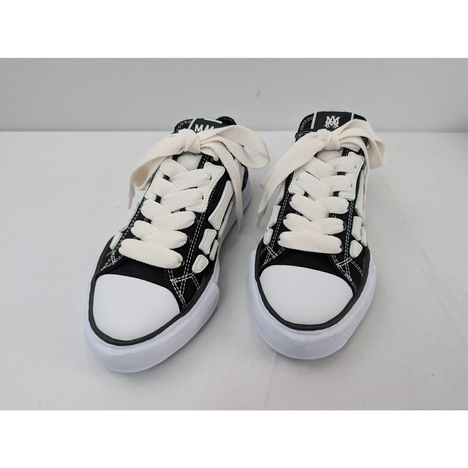 Amiri o1rshd1 Maison Mihara Yasuhiro Low-Top Sneakers in Black Size US 12 / EU 45 - 8 Thumbnail