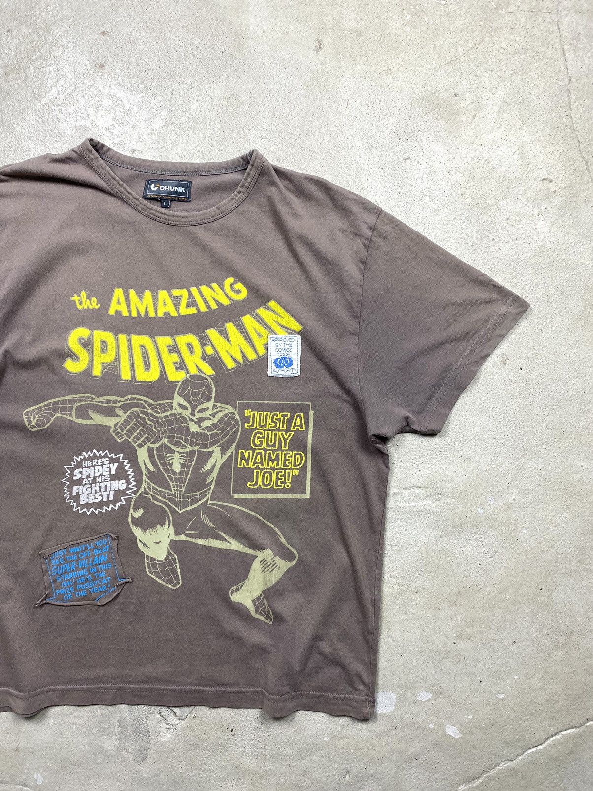 Marvel Comics Vintage 90-00’s Spider Man Chunk T Shirt Humor Funny Size US L / EU 52-54 / 3 - 3 Thumbnail