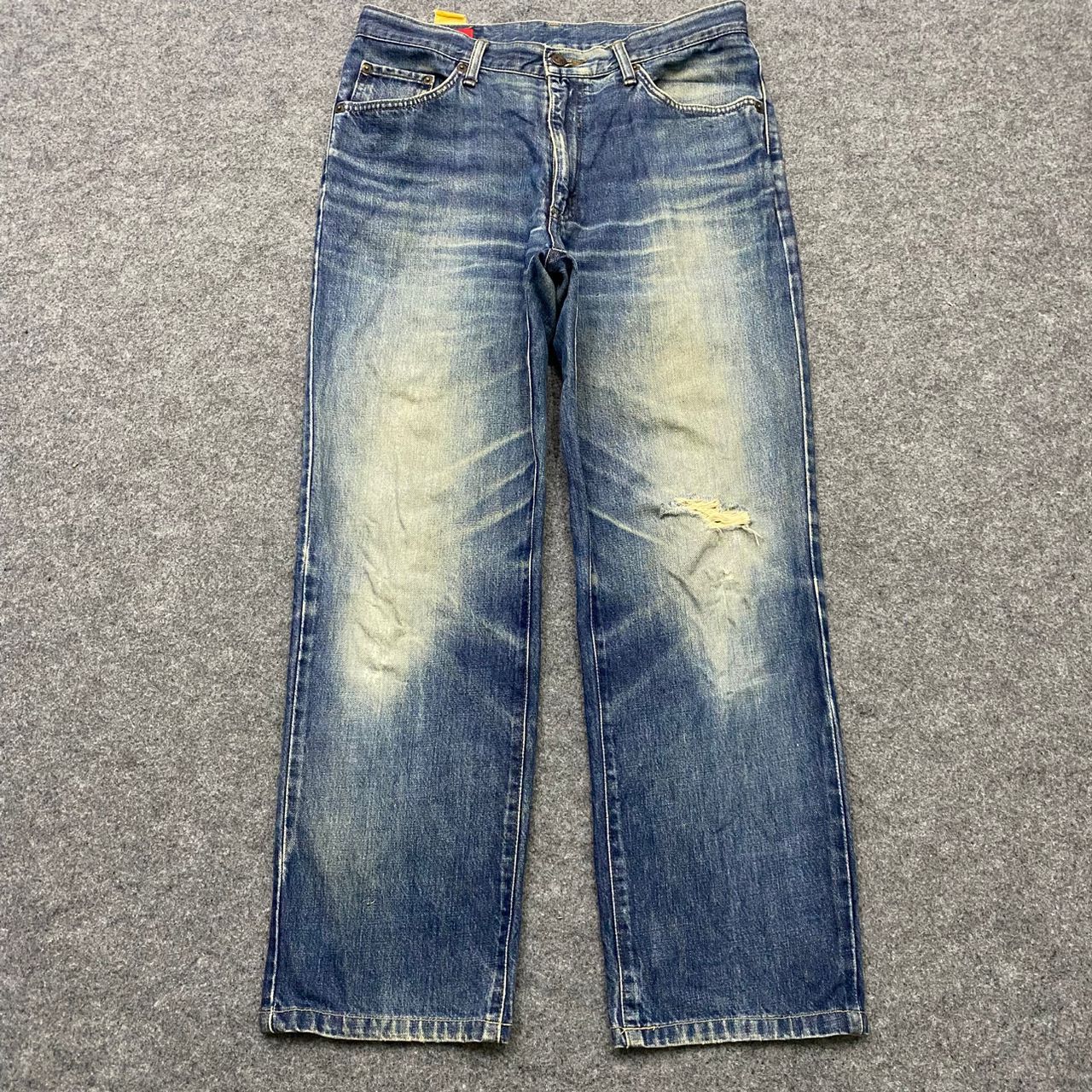 If Six Was Nine 💥Best Offer💥Vintage 90s Edwin Distressed Denim Size US 33 - 1 Thumbnail