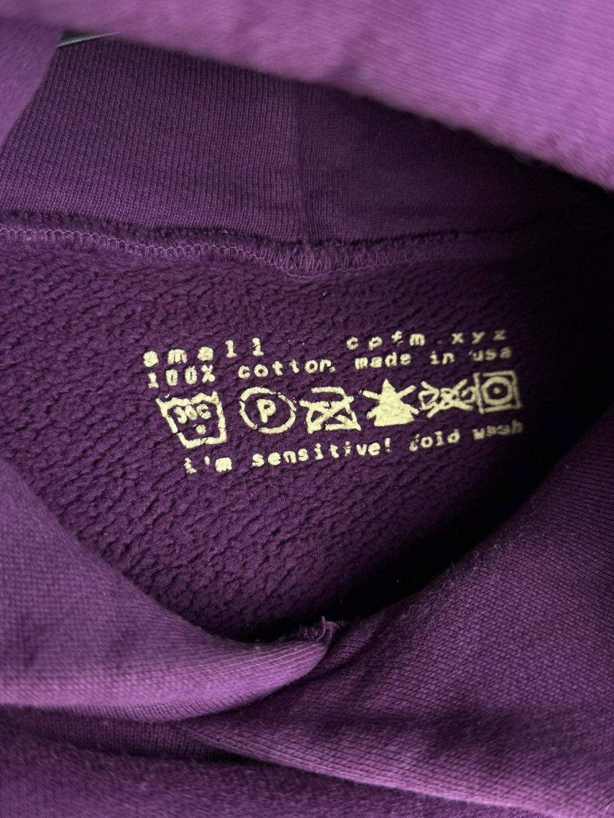 Cactus Plant Flea Market CPFM x Cactus Plant Ye Must Be Born Again Purple Hoodie Size US S / EU 44-46 / 1 - 5 Thumbnail