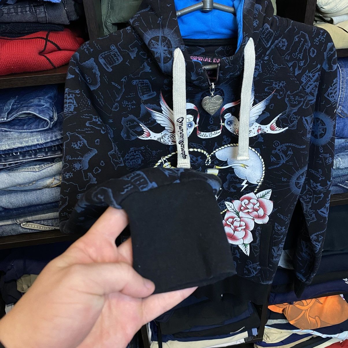 Criminal Damage Vintage Criminal Damage Ed Hardy style y2k opium hoodie Size M / US 6-8 / IT 42-44 - 8 Thumbnail