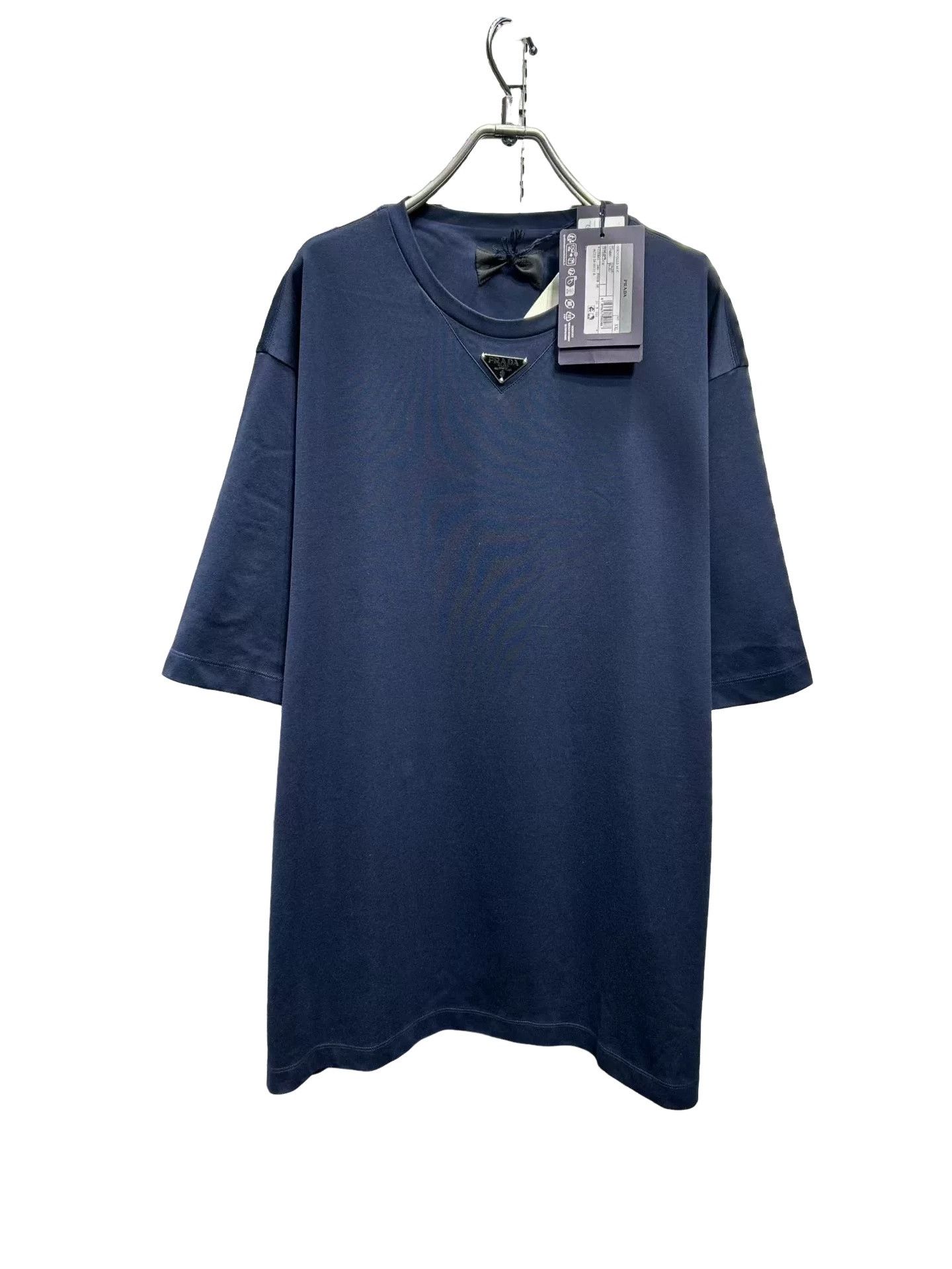 Prada Prada Triangle Logo Interlock T-Shirt XXL Size US XXL / EU 58 / 5 - 1 Thumbnail