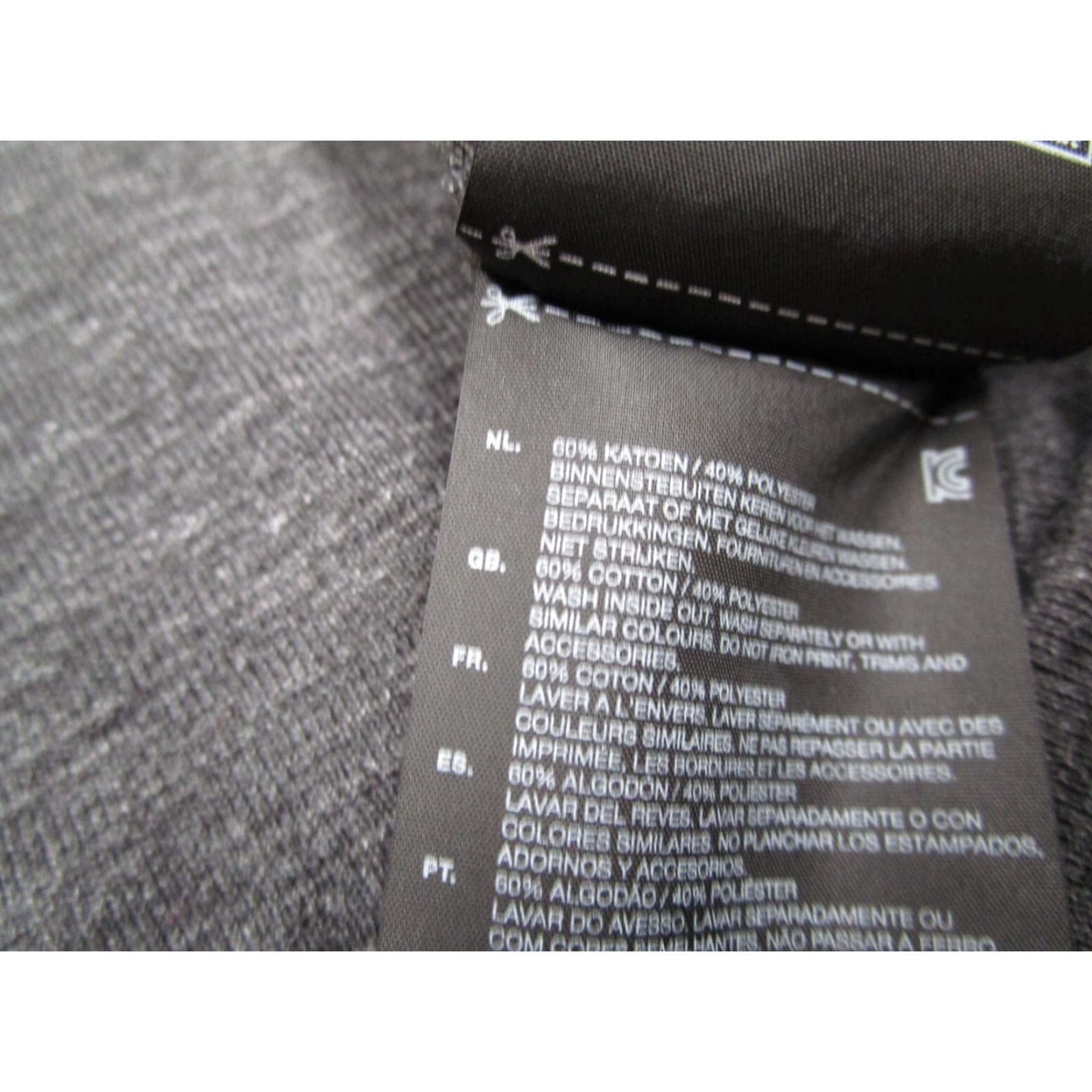 G-Star G Star Shirt Mens Large Gray Harvue Crew Neck Long Sleeve Logo Black (Gray) Cotton Blend Logo Graphic - Classic Mens L Size US L / EU 52-54 / 3 - 5 Thumbnail