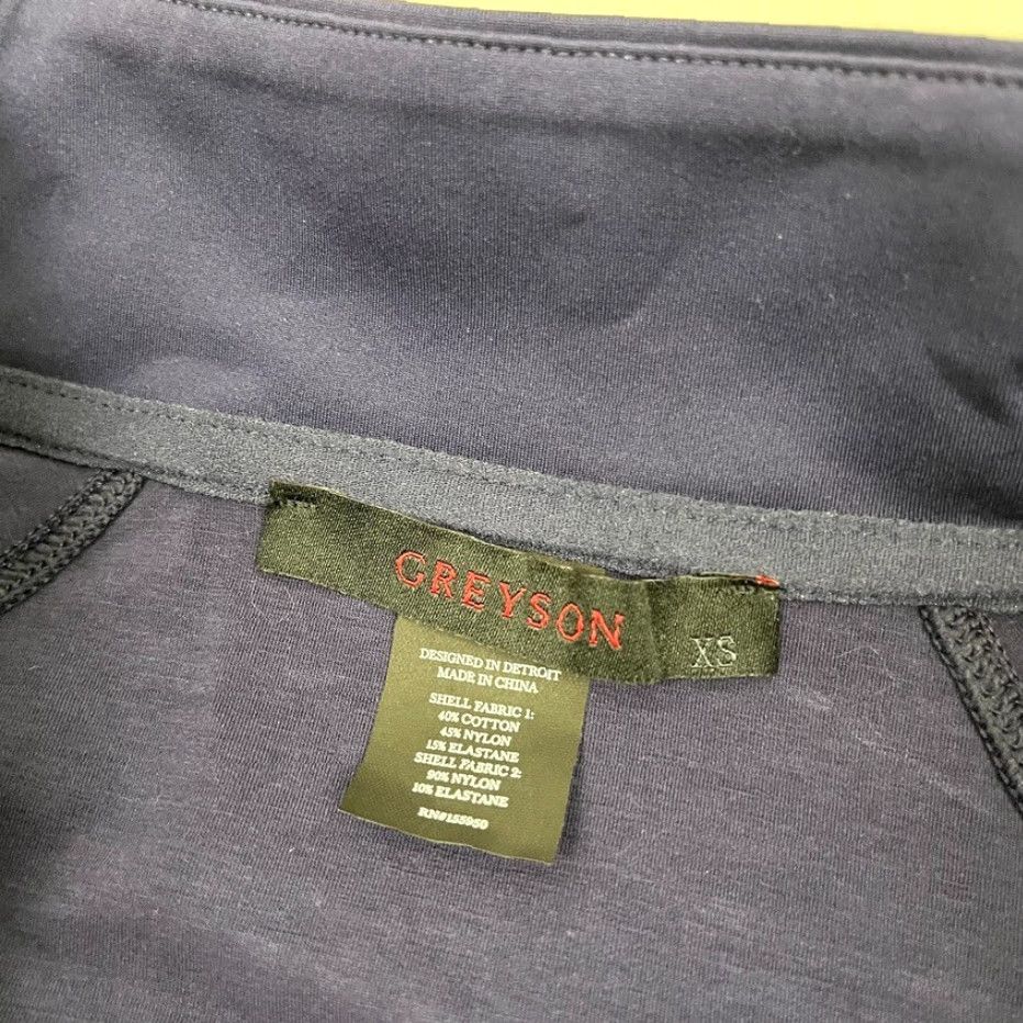 Vintage Greyson Golf Soleil Jacket Womens XS Navy Blue Active Performance Full Zip Casual Sports Athleisure Jacket Size XS / US 0-2 / IT 36-38 - 5 Thumbnail