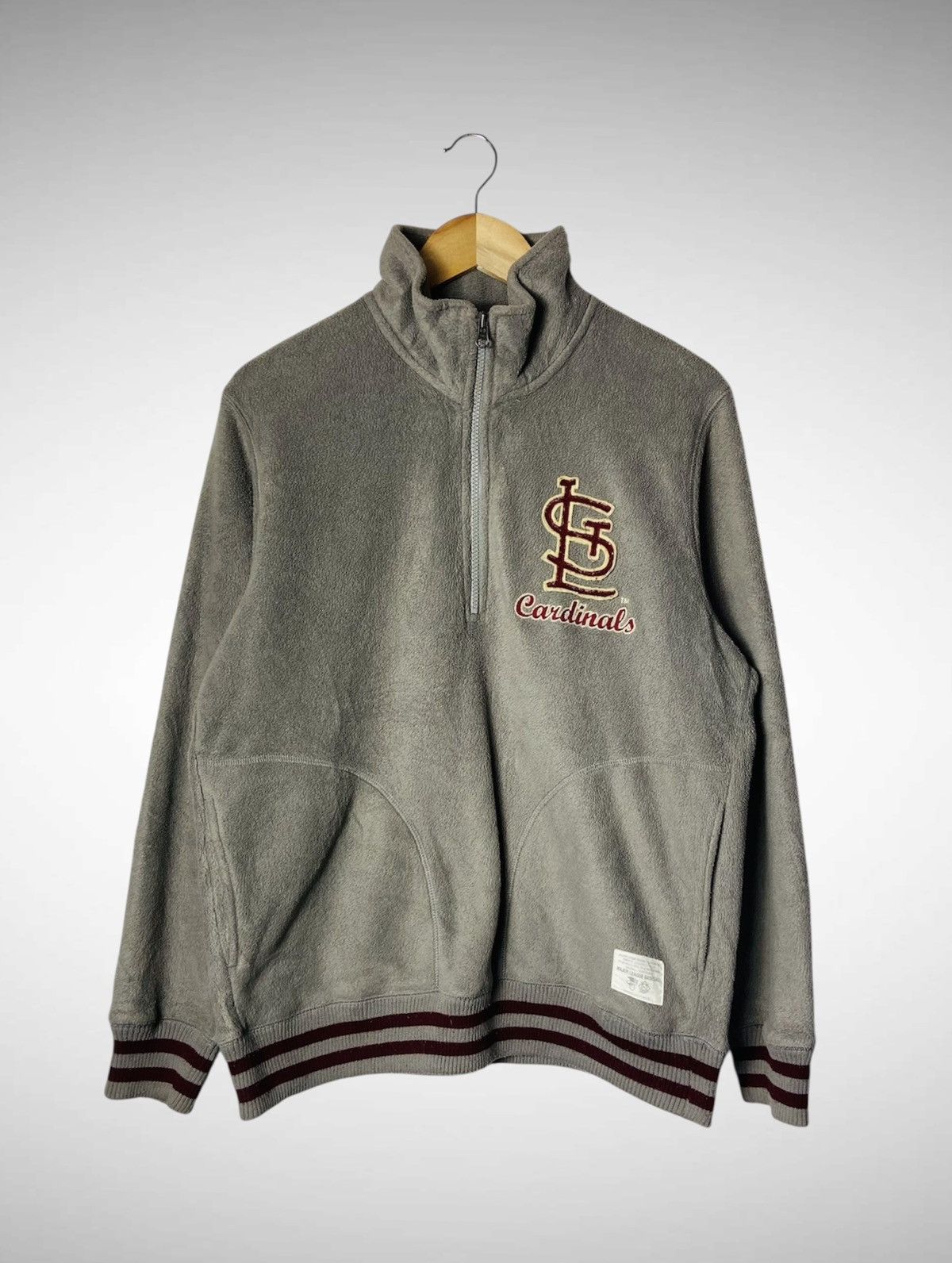 MLB St Louis Cardinal MLB Half Zipper Fleece Size US XL / EU 56 / 4 - 2 Thumbnail