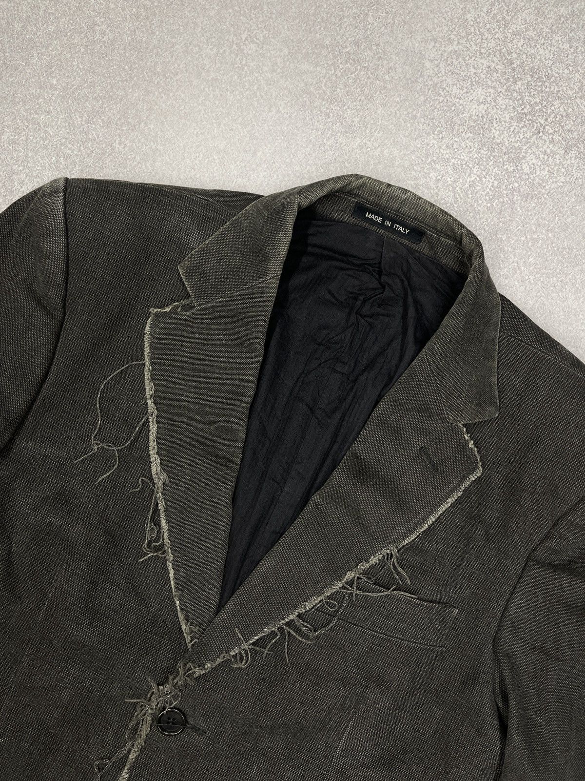 Allsaints Vintage AllSaints Avant Garde Blazer Grey Italy Brunswick Size 46R - 4 Thumbnail