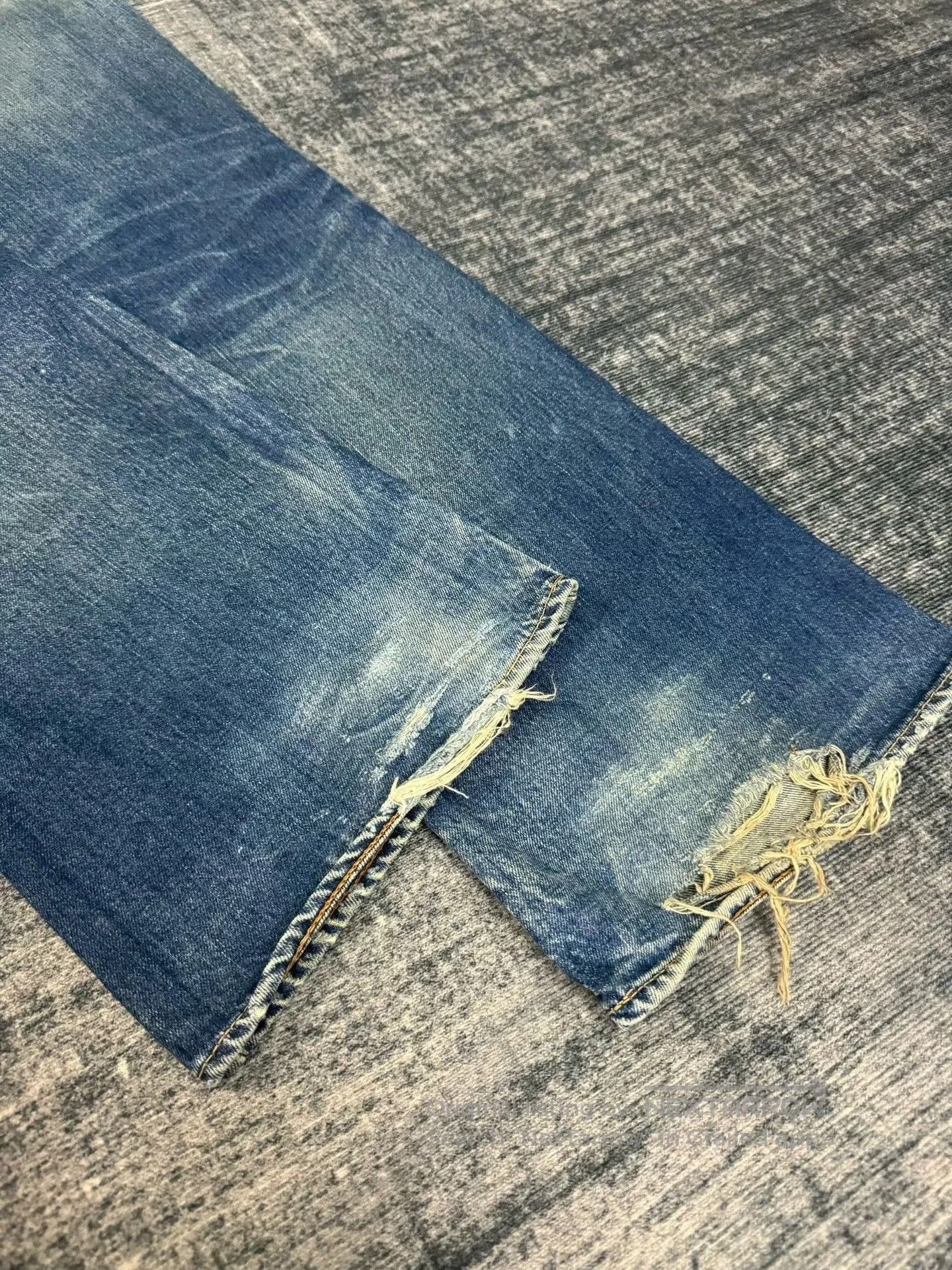 Vintage Vintage BIG JOHN Retro Blue Jeans. Size US 32 / EU 48 - 7 Thumbnail