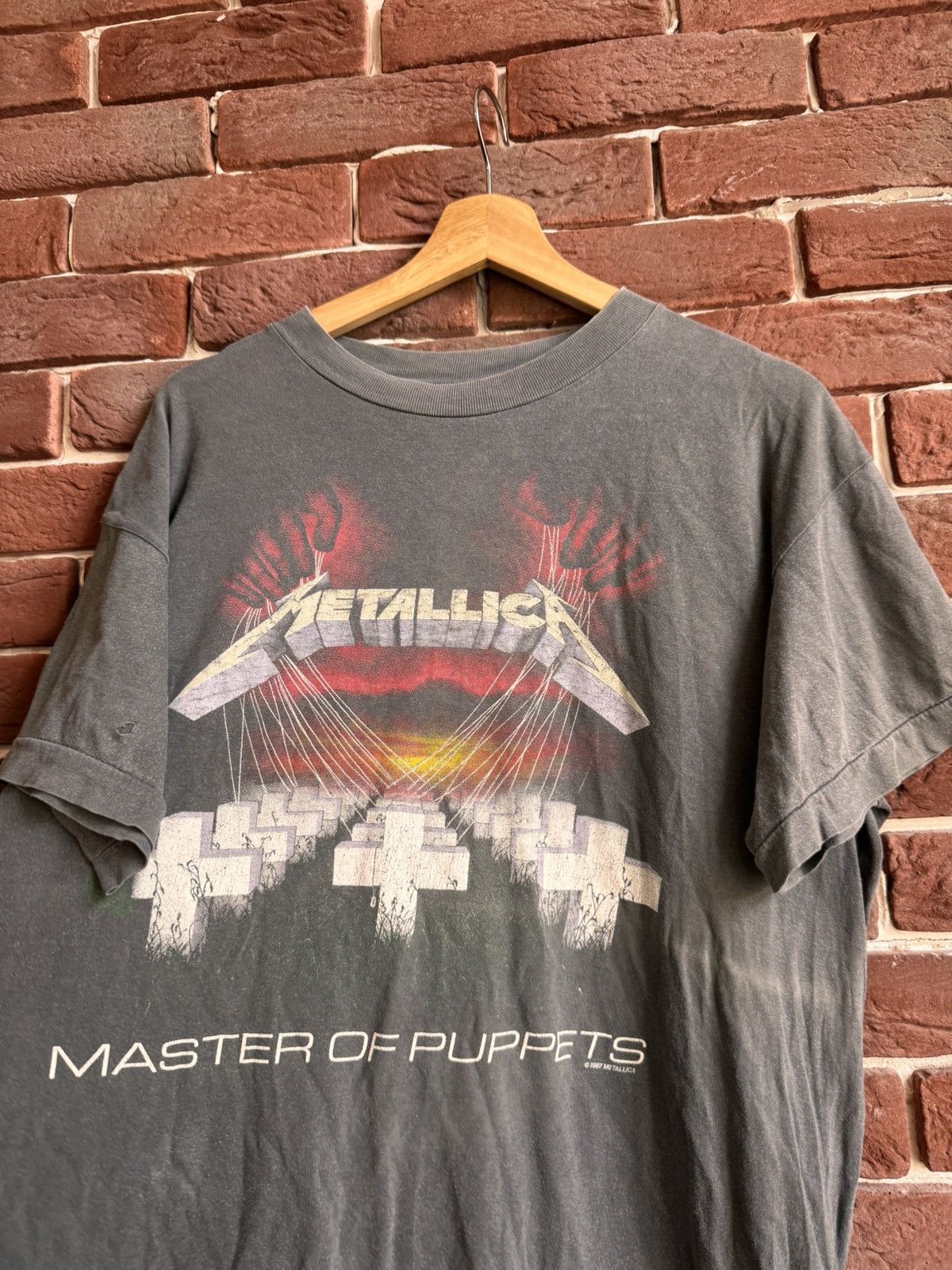 4GSELLER × Band Tees × Vintage Metallica Master Of Puppets Band 80s Vintage T-Shirt Metal Size US L / EU 52-54 / 3 - 6 Thumbnail