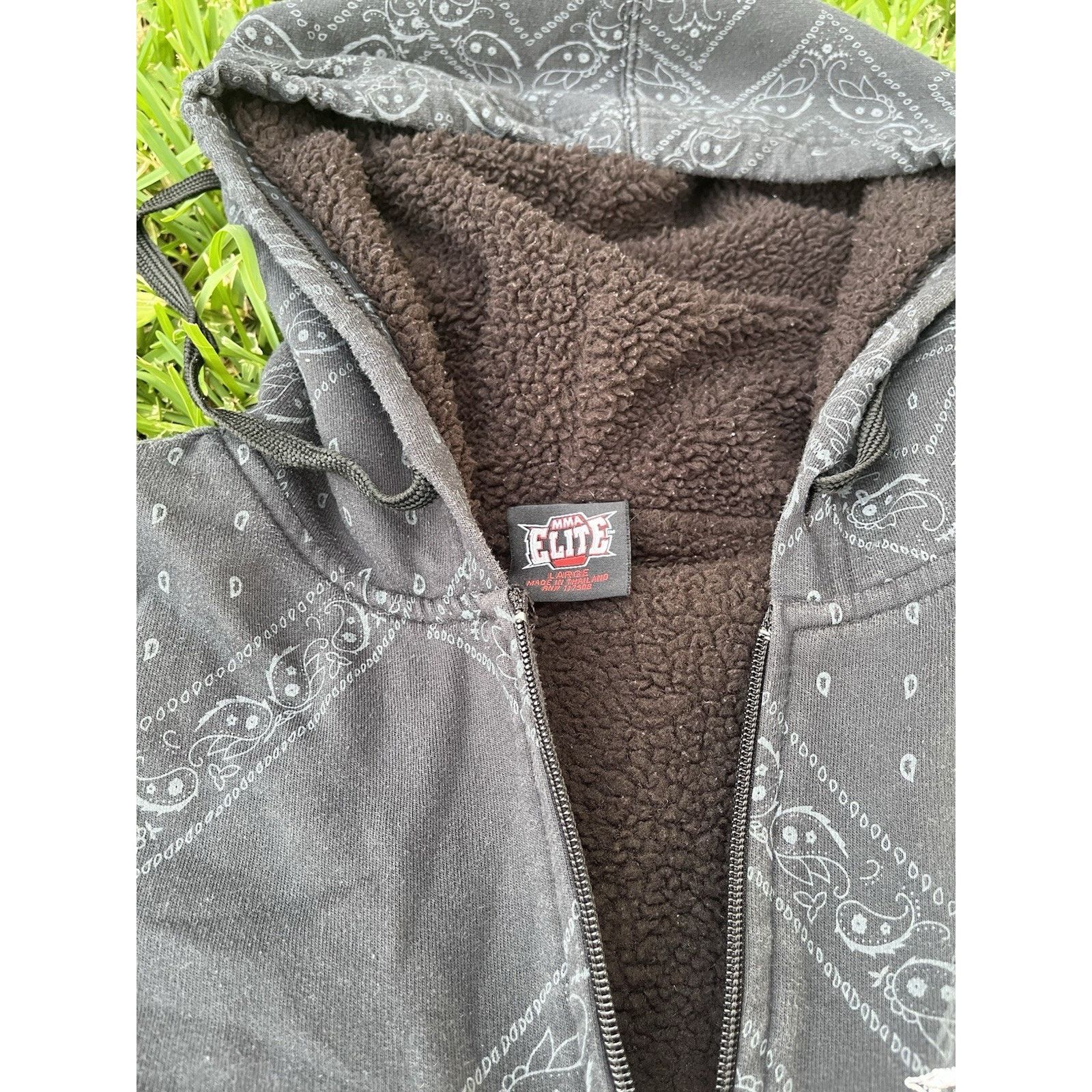 Affliction Vintage MMA Elite Hoodie Mens Black Y2K Emo Sweatshirt Size US L / EU 52-54 / 3 - 2 Thumbnail