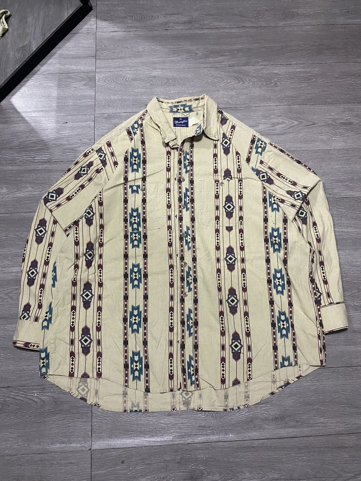 Wrangler VTG WRANGLER NAVAJO Size US XXL / EU 58 / 5 - 1 Thumbnail