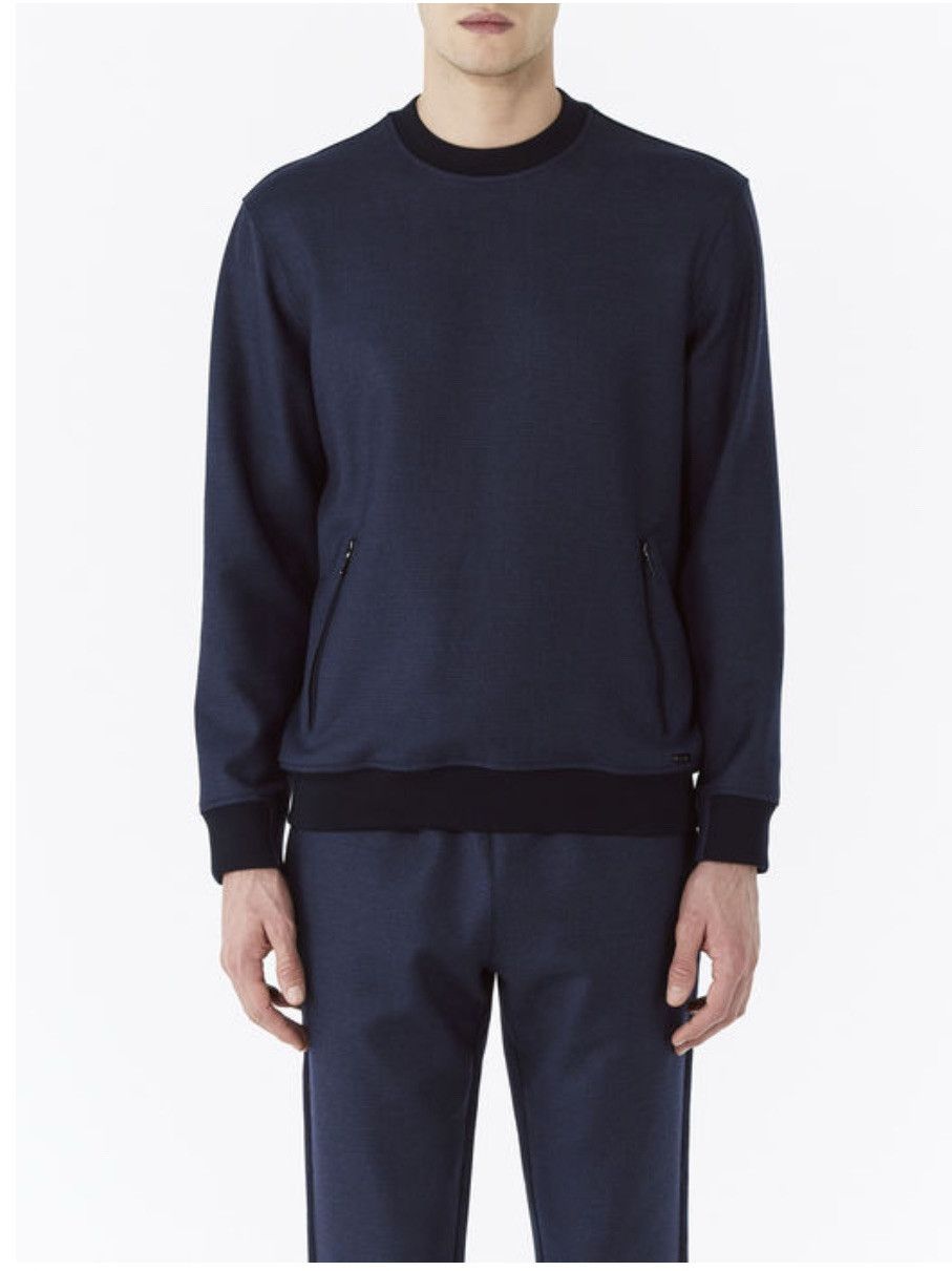 Loro Piana o1srvl11e1224 Drop-Shouldered Crewneck Sweater in Navy Blue Size US M / EU 48-50 / 2 - 1 Preview