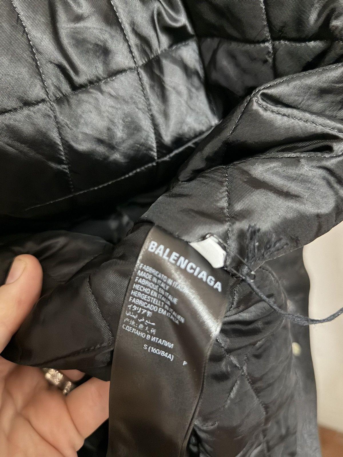Balenciaga NEW - Summer 23 Buffalo Denim Style Trucker Leather Jacket S Size US S / EU 44-46 / 1 - 15 Thumbnail
