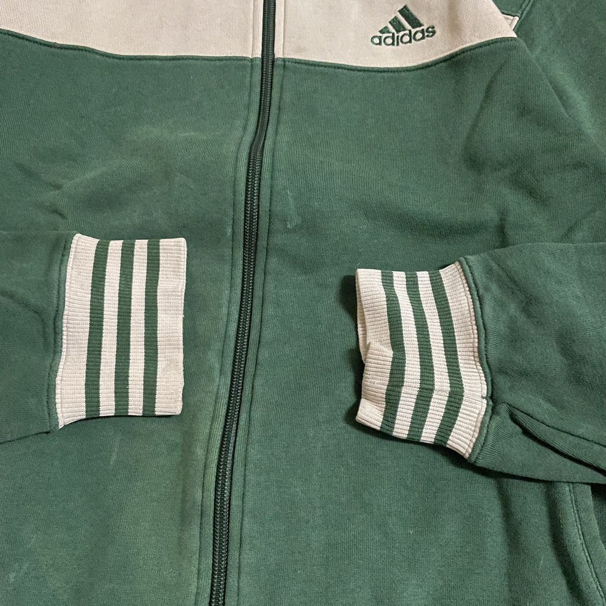 Adidas Vintage classic Adidas Jacket Zipper with collar Size US L / EU 52-54 / 3 - 6 Thumbnail