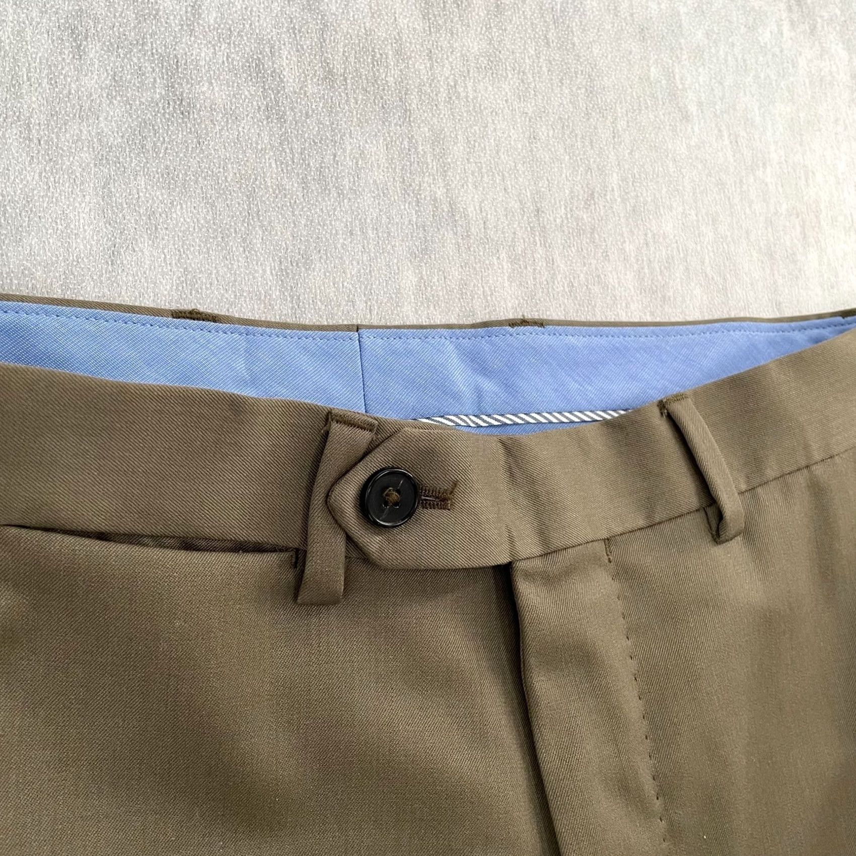 Vintage Peter Manning Pants Adult 28 Brown Wool Dress Pant Trousers Slacks Mens Size US 28 / EU 44 - 5 Thumbnail