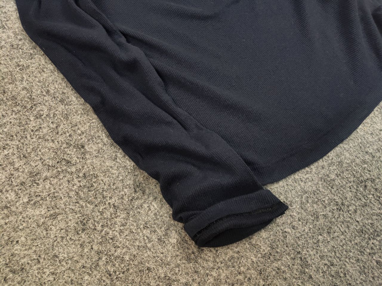 Dolce & Gabbana Dolce & Gabbana Vintage 90's dark blue ribbed long sleeve Size US S / EU 44-46 / 1 - 6 Thumbnail