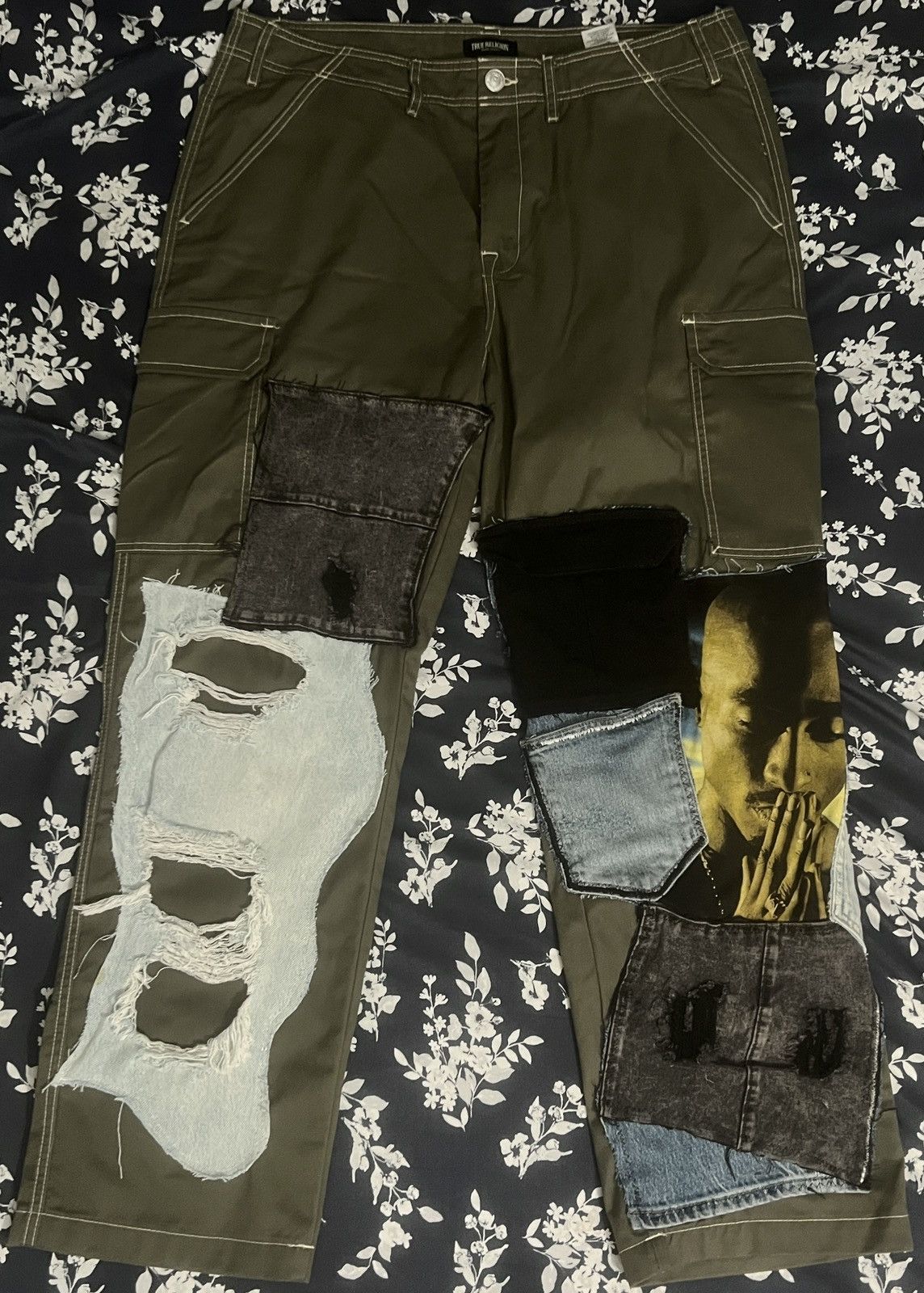 True Religion Jrcustomspr x true religion 1 of 1 custom pants Size US 36 / EU 52 - 1 Thumbnail