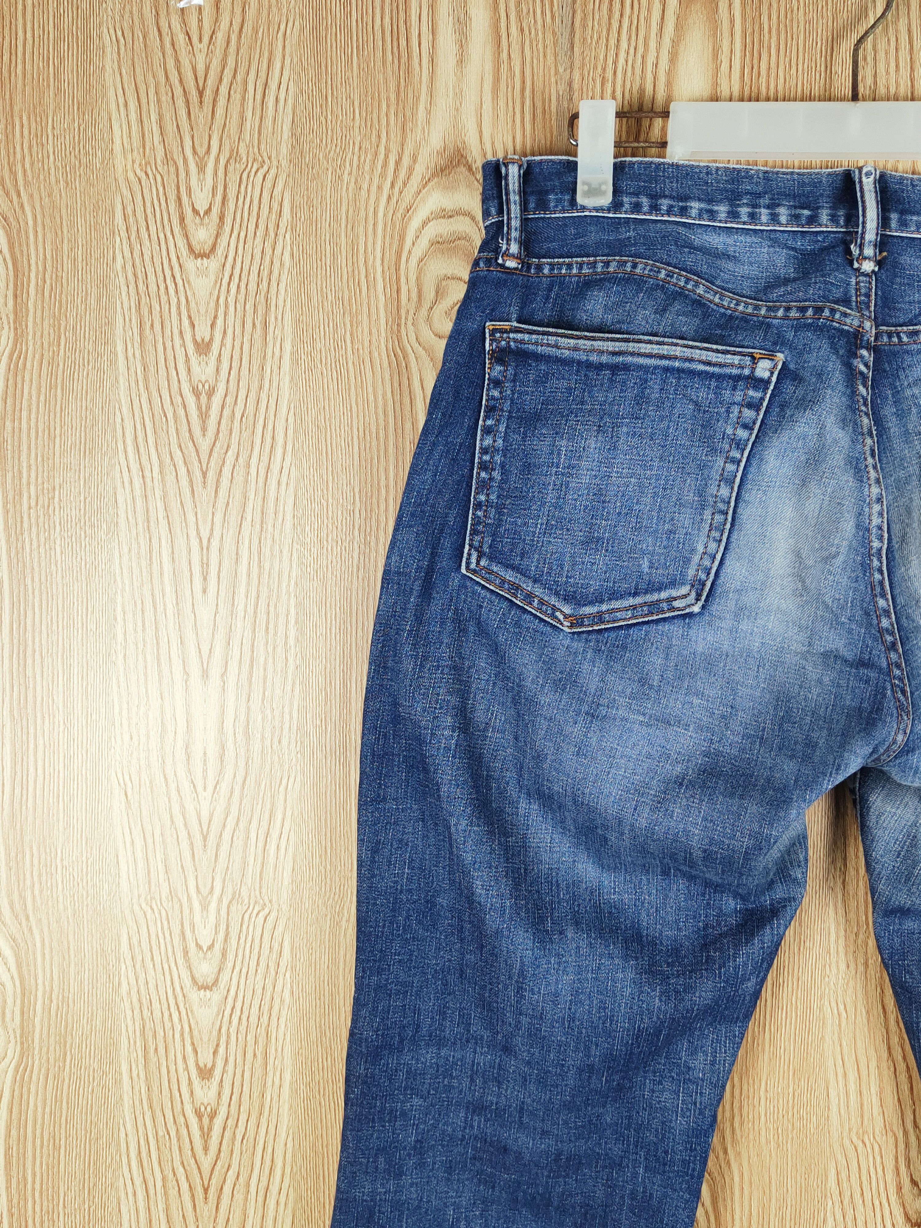 Gap Gap Blue Faded Distressed Ripped Jeans #S2716 Size US 32 / EU 48 - 9 Thumbnail