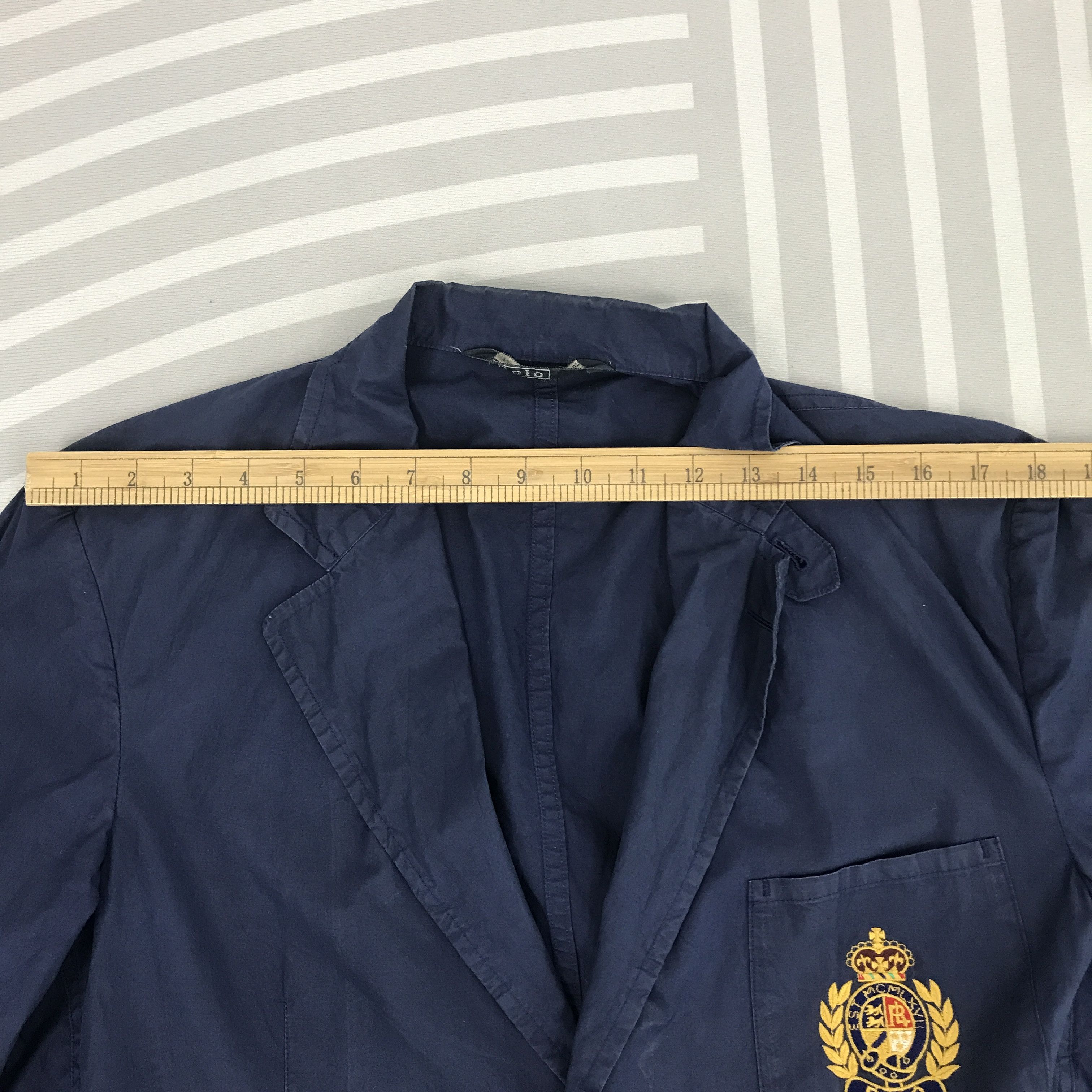 Polo Ralph Lauren Vtg Polo by Ralph Lauren button blazer Jacket faded Size US M / EU 48-50 / 2 - 8 Thumbnail