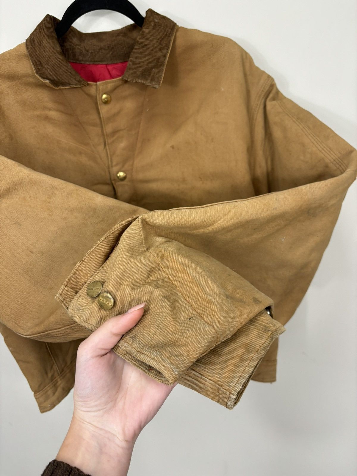 Carhartt Vintage 90s Carhartt Y2K Work Hype Cropped Detroit Jacket Size US L / EU 52-54 / 3 - 5 Thumbnail