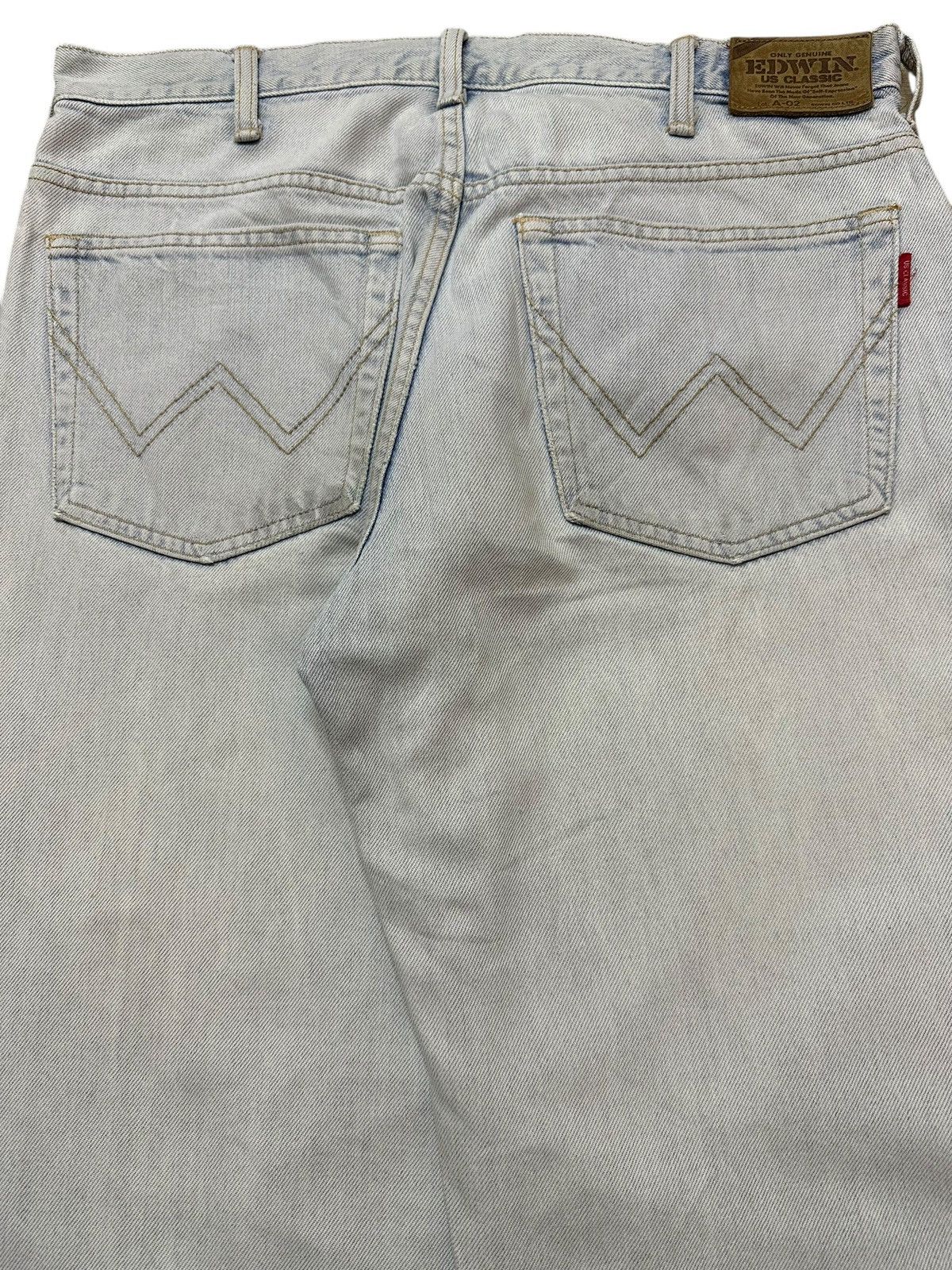 Edwin Vintage Edwin US Classic Faded Distressed Loose Jeans Size US 33 - 6 Thumbnail
