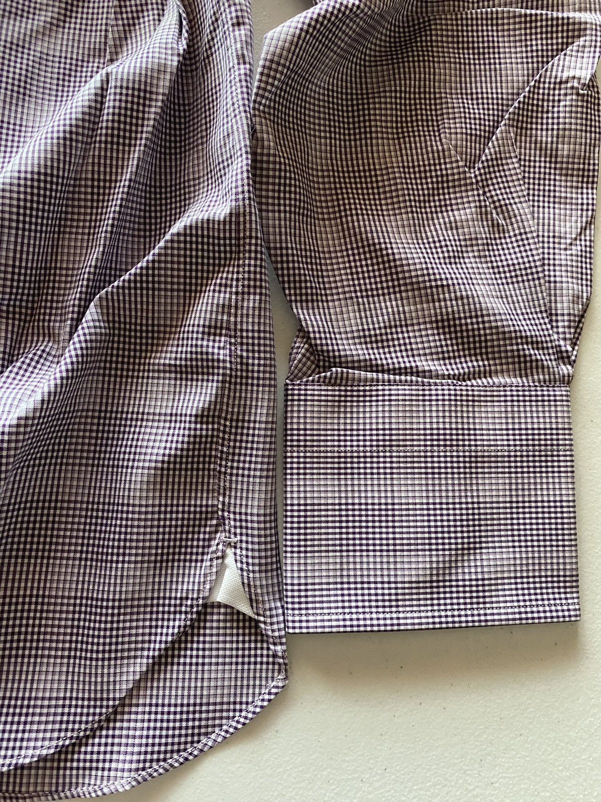 Tom Ford Tom Ford 🇮🇹 Violet Vibrations glen check shirt 16.5 42e NEW Size US L / EU 52-54 / 3 - 3 Thumbnail