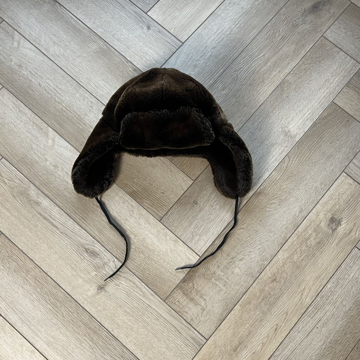 Japanese Brand Faux Fur Trapper Hat Cozy Winter Streetwear Y2K Japan Style Size ONE SIZE - 8 Thumbnail