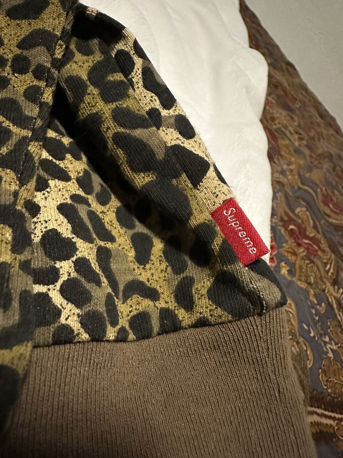 Supreme Supreme Mini Harvard Leopard Hoodie SS15 | Grailed
