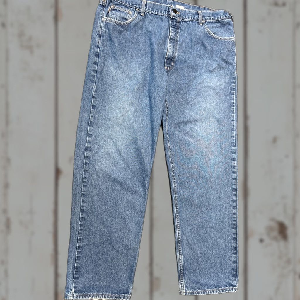 Carhartt Carhartt Flame Resistant Jeans Men 42x32 Denim Cotton USA Logo Straight 5-Pocket Size US 42 / EU 58 - 1 Thumbnail