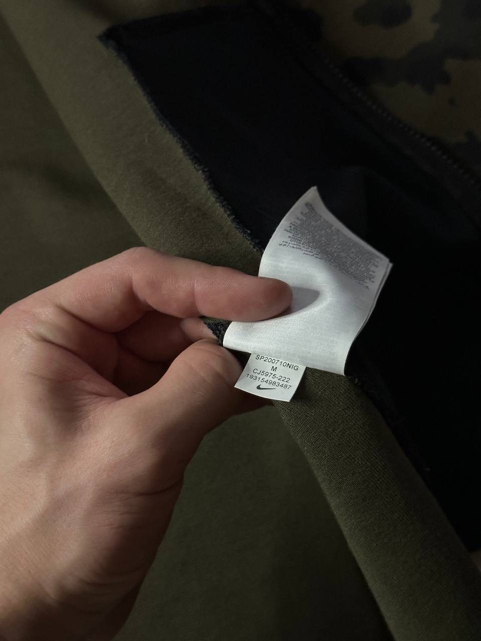Nike Nike Tech Fleece Full-Zip Hoodie Camo Green Men’s M Y2K Size US M / EU 48-50 / 2 - 7 Thumbnail
