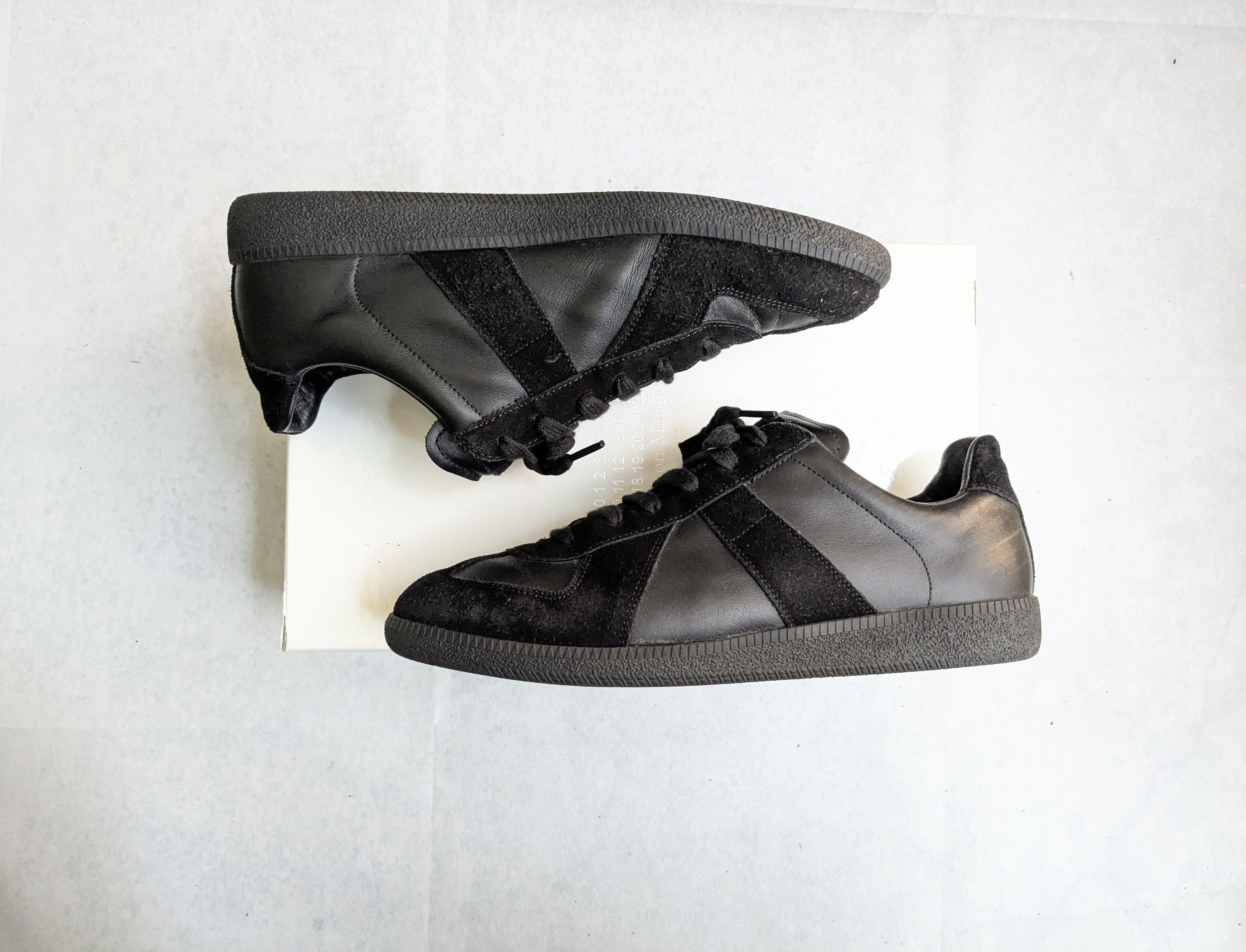Maison Margiela Maison Margiela GAT Replica Black 10 43 Low Tops Size US 10 / EU 43 - 4 Thumbnail