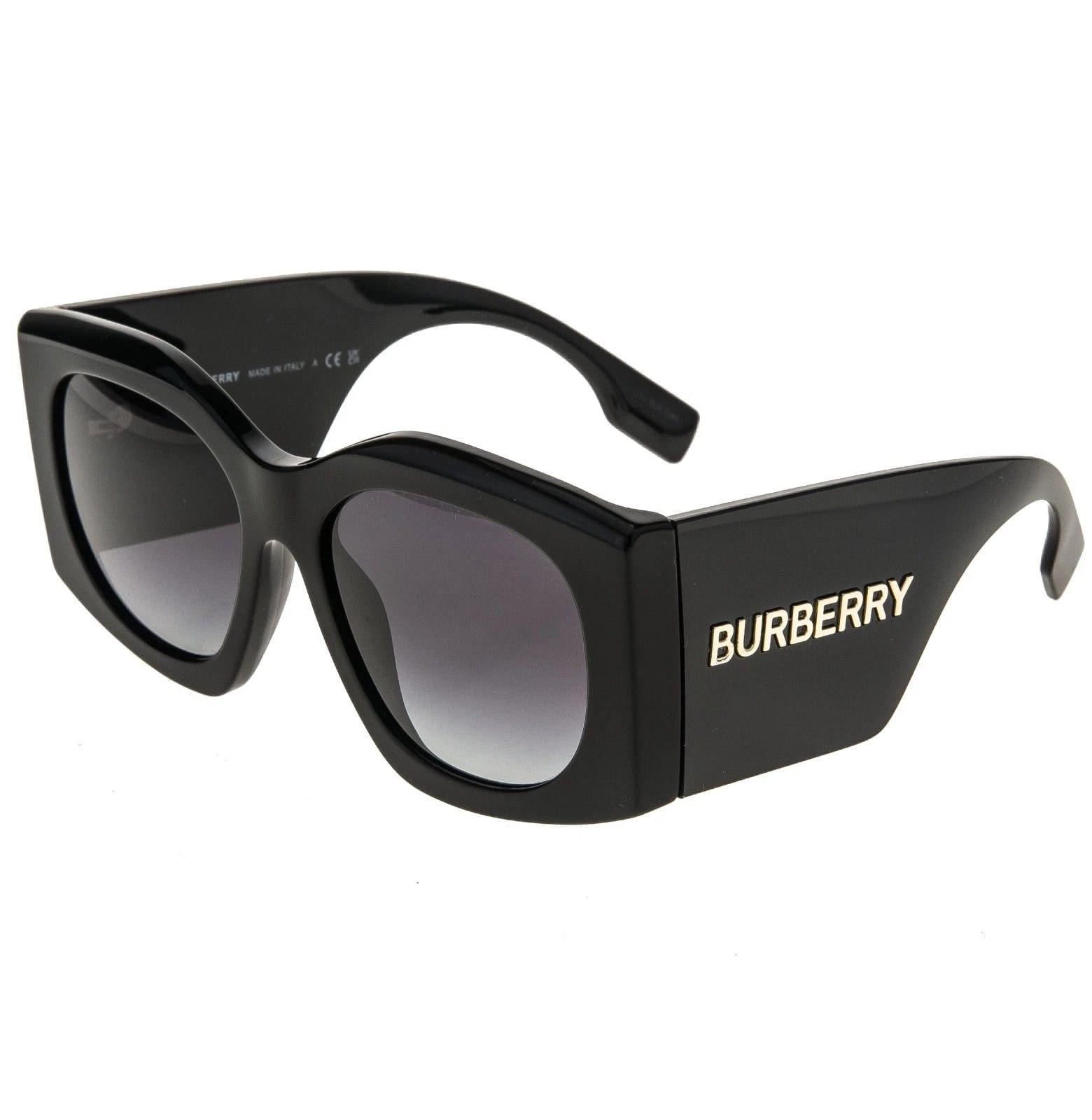 Burberry BURBERRY 4388 MADELINE BE4388U Black Bold Fashion Sunglasses Size ONE SIZE - 8 Thumbnail