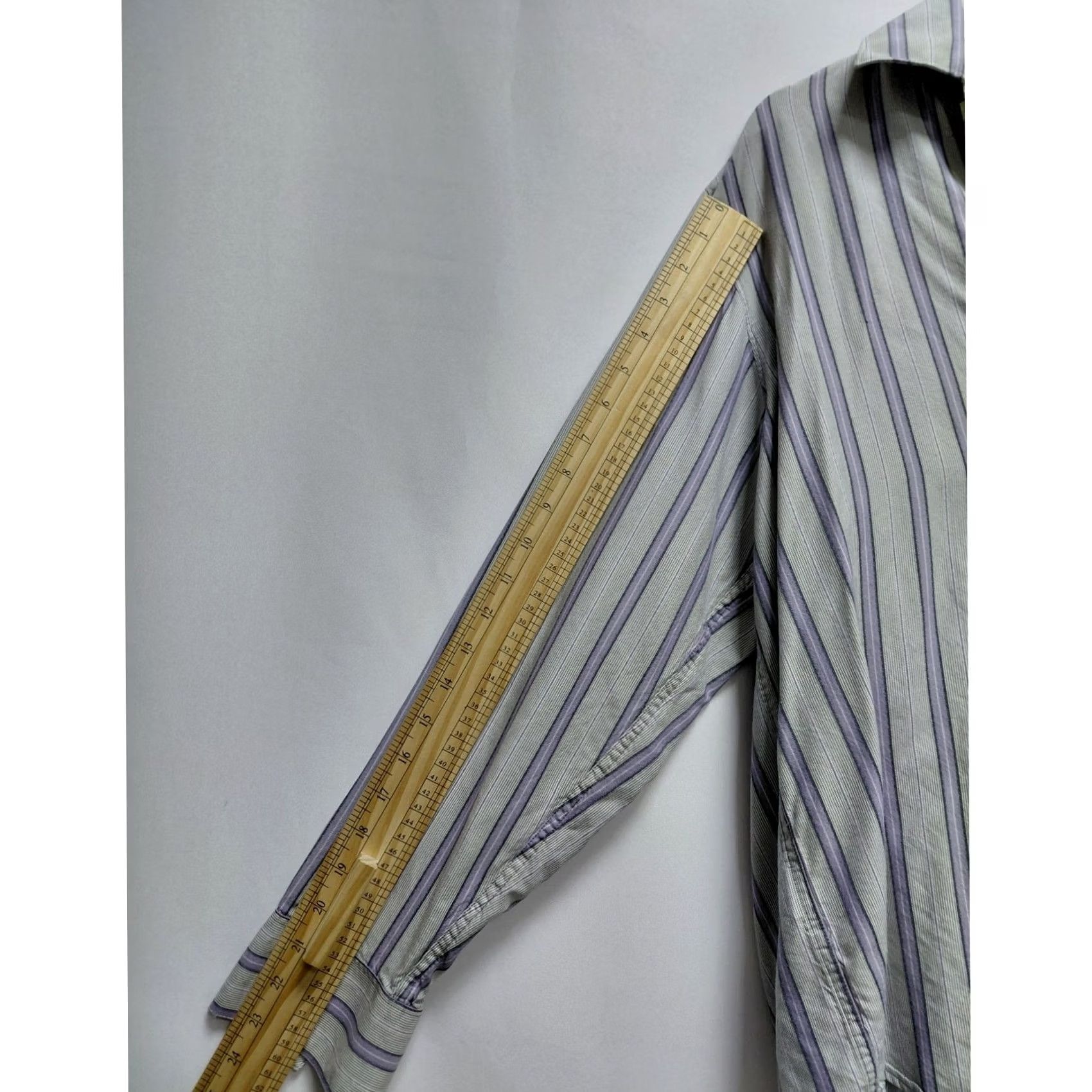 Tommy Bahama Tommy Bahama Silk Striped Shirt Long Sleeve Collared Size M Mens Regular Fit Button-Up Size US M / EU 48-50 / 2 - 7 Thumbnail