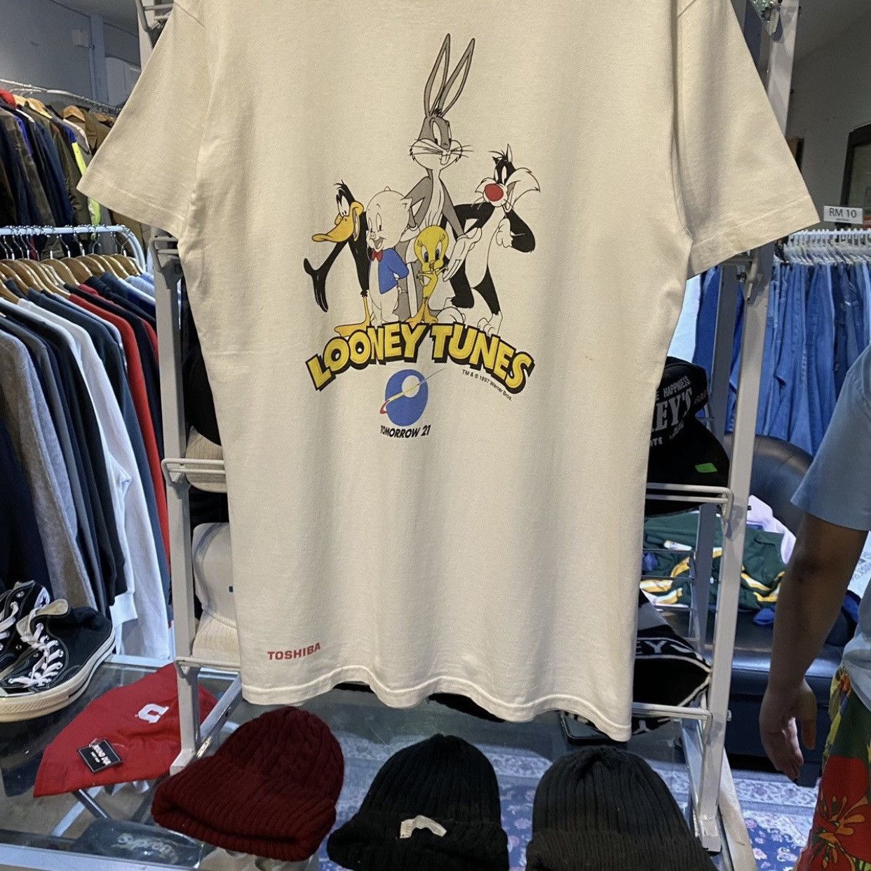 Cartoon Network vintage Looney Tunes Toshiba T-shirt Size US L / EU 52-54 / 3 - 4 Thumbnail