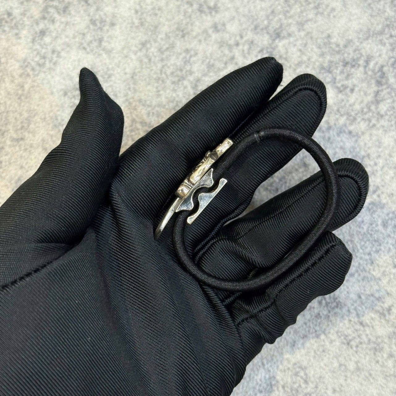 Chrome Hearts Chrome Hearts Dagger Hairband Silver Black Size ONE SIZE - 5 Thumbnail