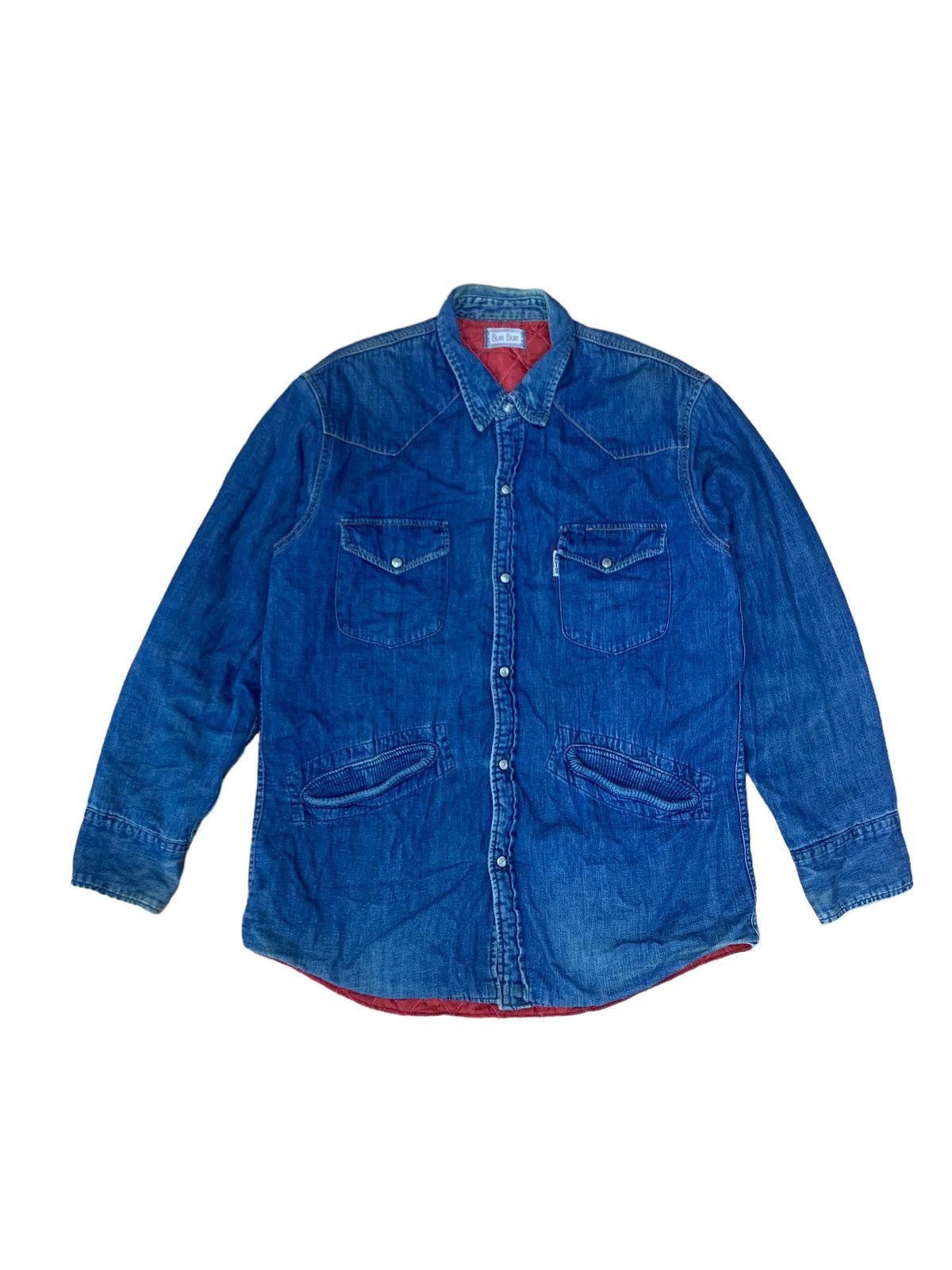 Blue Blue Japan × HRMTG × Vintage VINTAGE BLUE-BLUE INSULATED DENIM JACKET Size US L / EU 52-54 / 3 - 1 Thumbnail