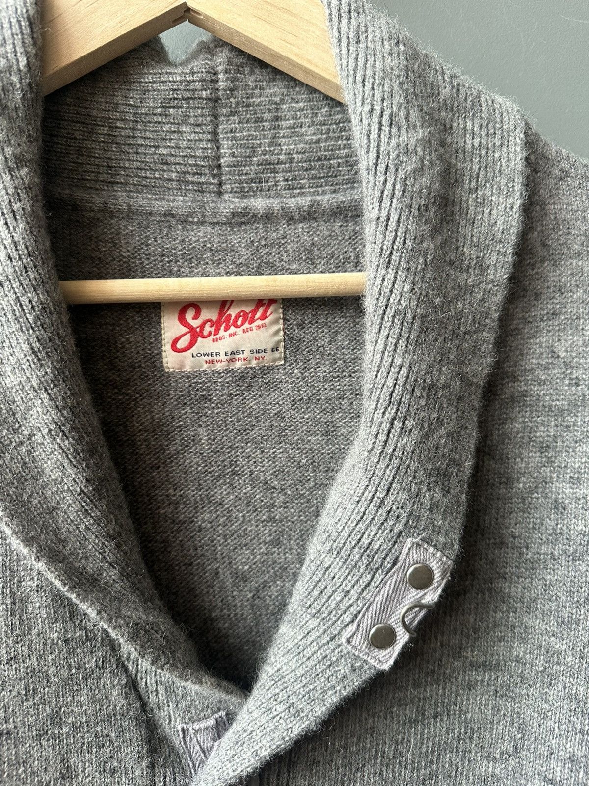 Schott Schott bros. NYC Cardigan Sweater Size XXL Size US XXL / EU 58 / 5 - 3 Thumbnail
