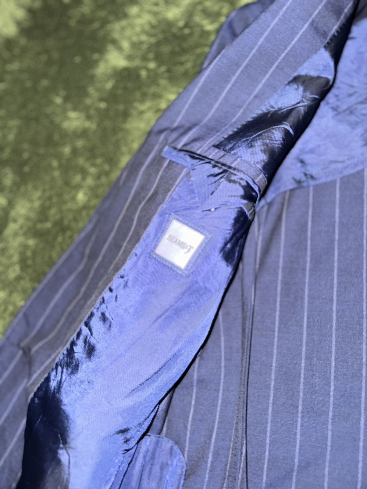 Beams Japan [48] BEAMS F Stripe Blazer — Made in Japan Size 48S - 5 Thumbnail