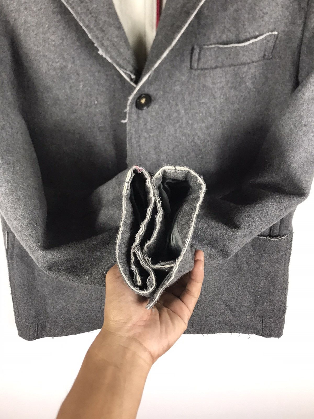 Comme Ca Ism × Japanese Brand 🌟Nice Design Comme Ca Ism Wool Single Breast Coat Jacket Size US L / EU 52-54 / 3 - 7 Thumbnail