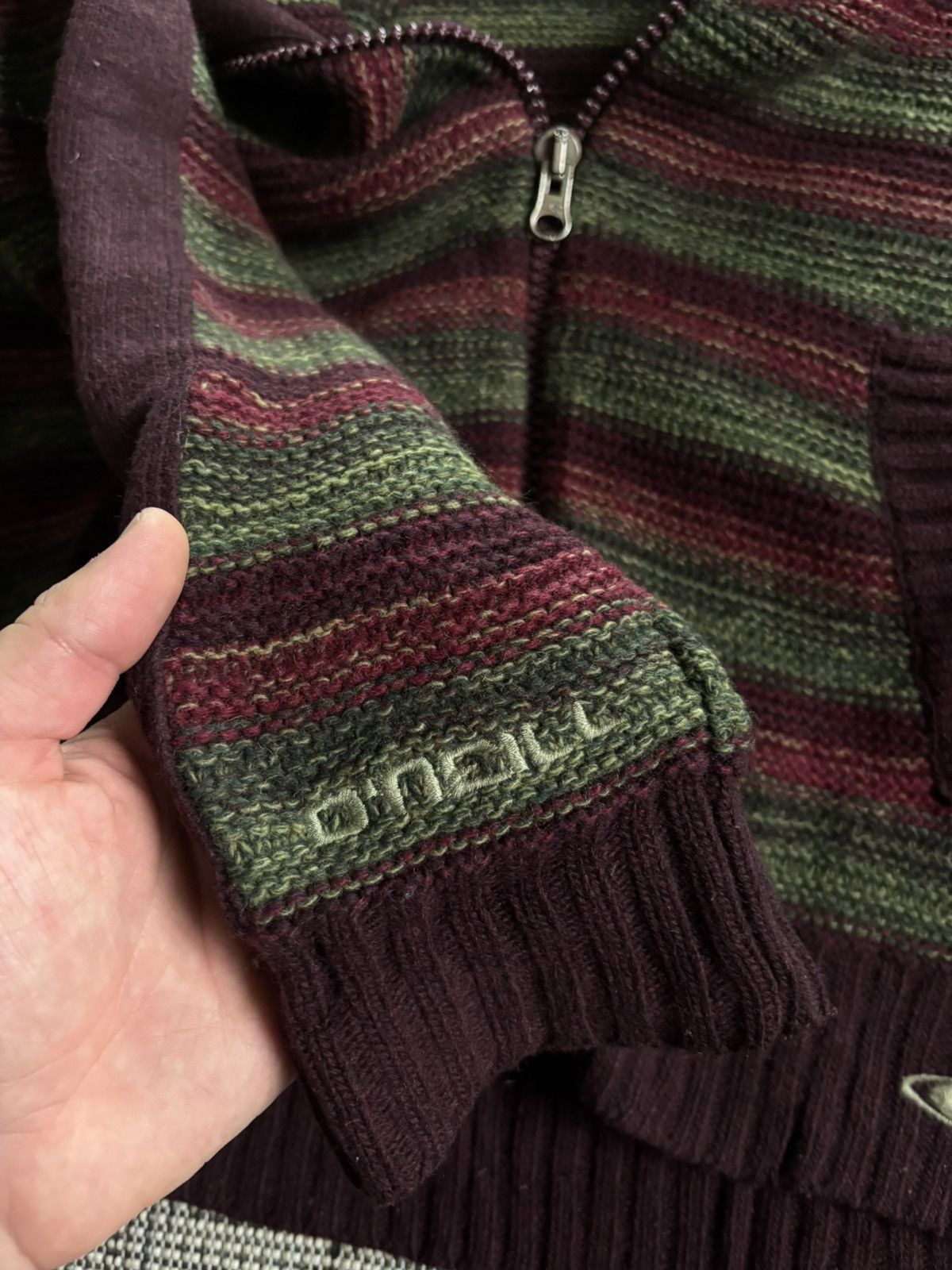 O'Neill O’neill Very Rare Wool Vintage Winter Ski Full Zip Sweater Size L / US 10 / IT 46 - 7 Thumbnail