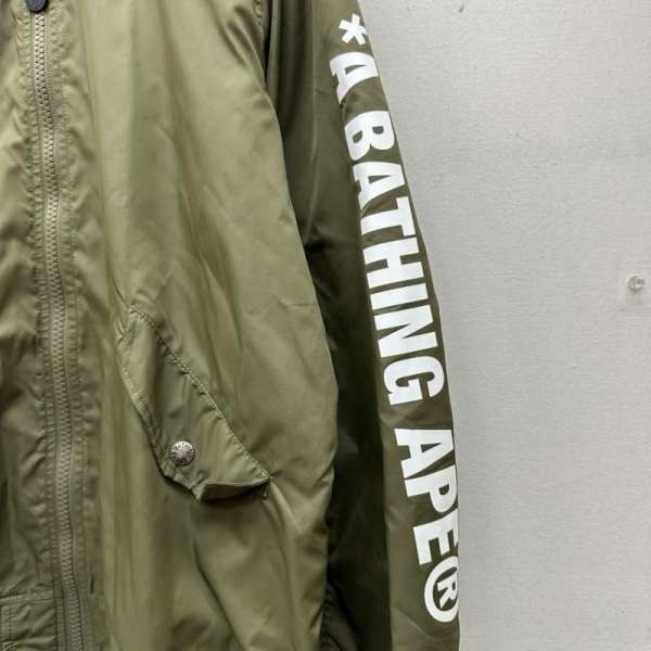 Bape 🔥 Bape Nylon Bomber Jacket japan a bathing ape coat Size US M / EU 48-50 / 2 - 7 Thumbnail
